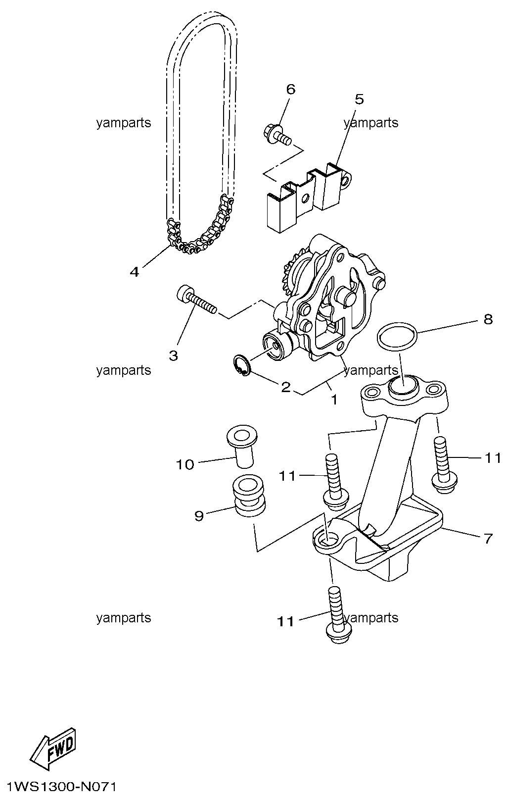 Насос масляный