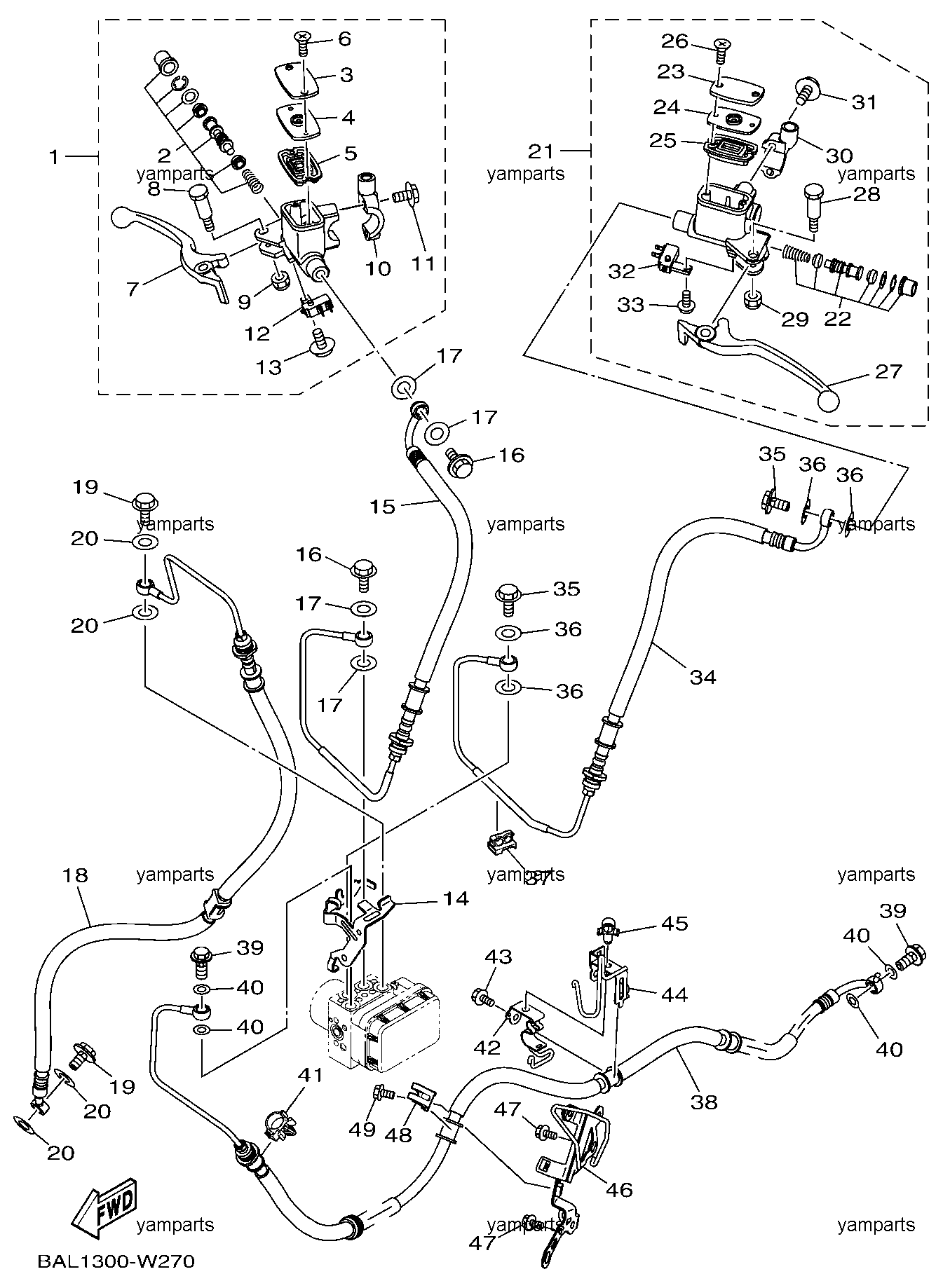 Цилиндр тормозной главный