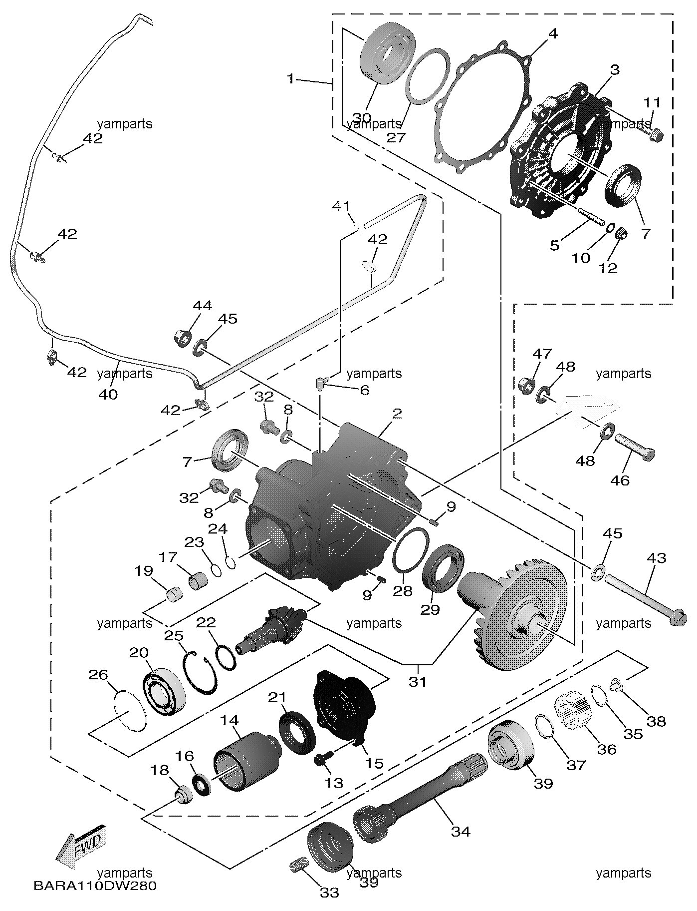 Редуктор задний