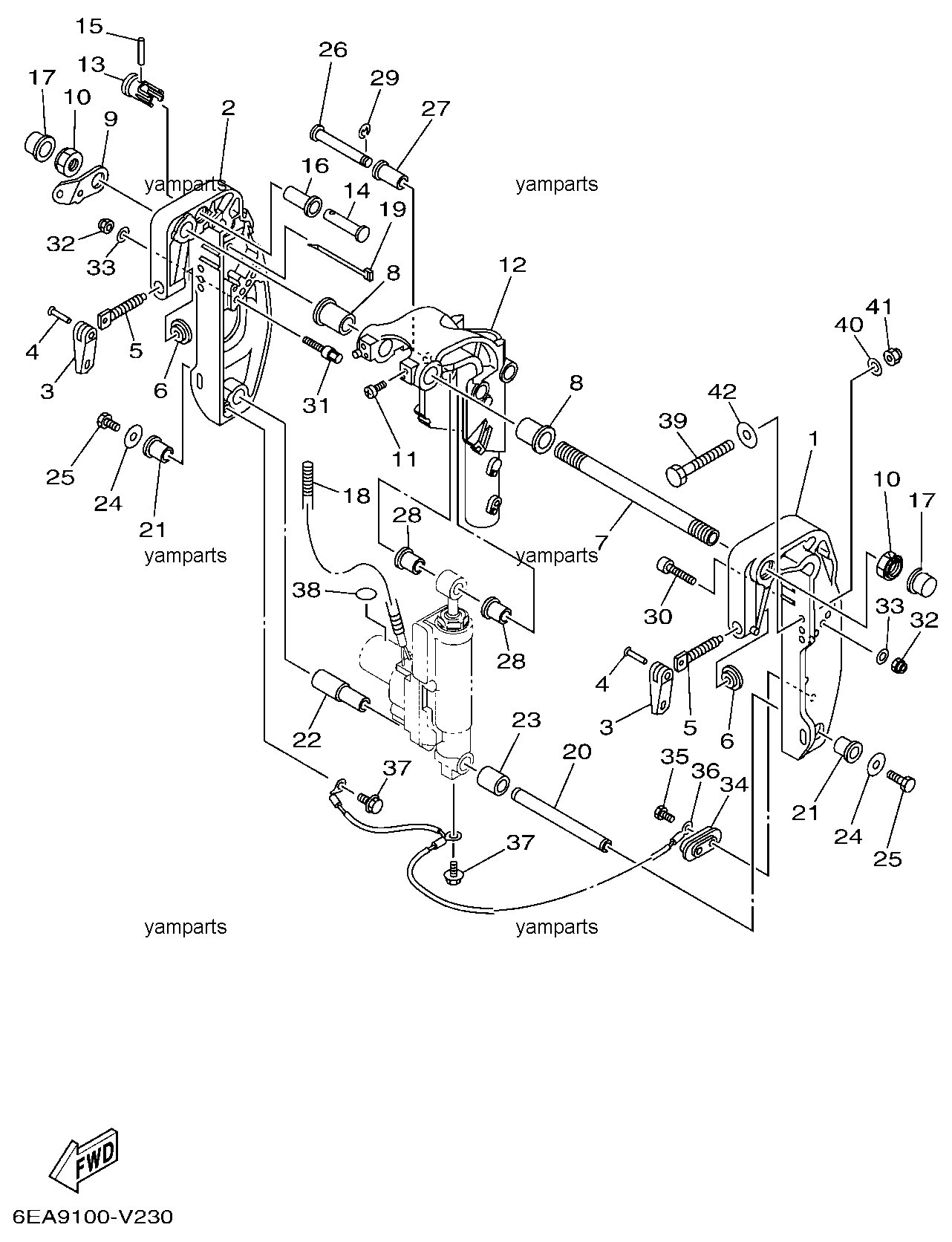 Подвеска двигателя (EP)
