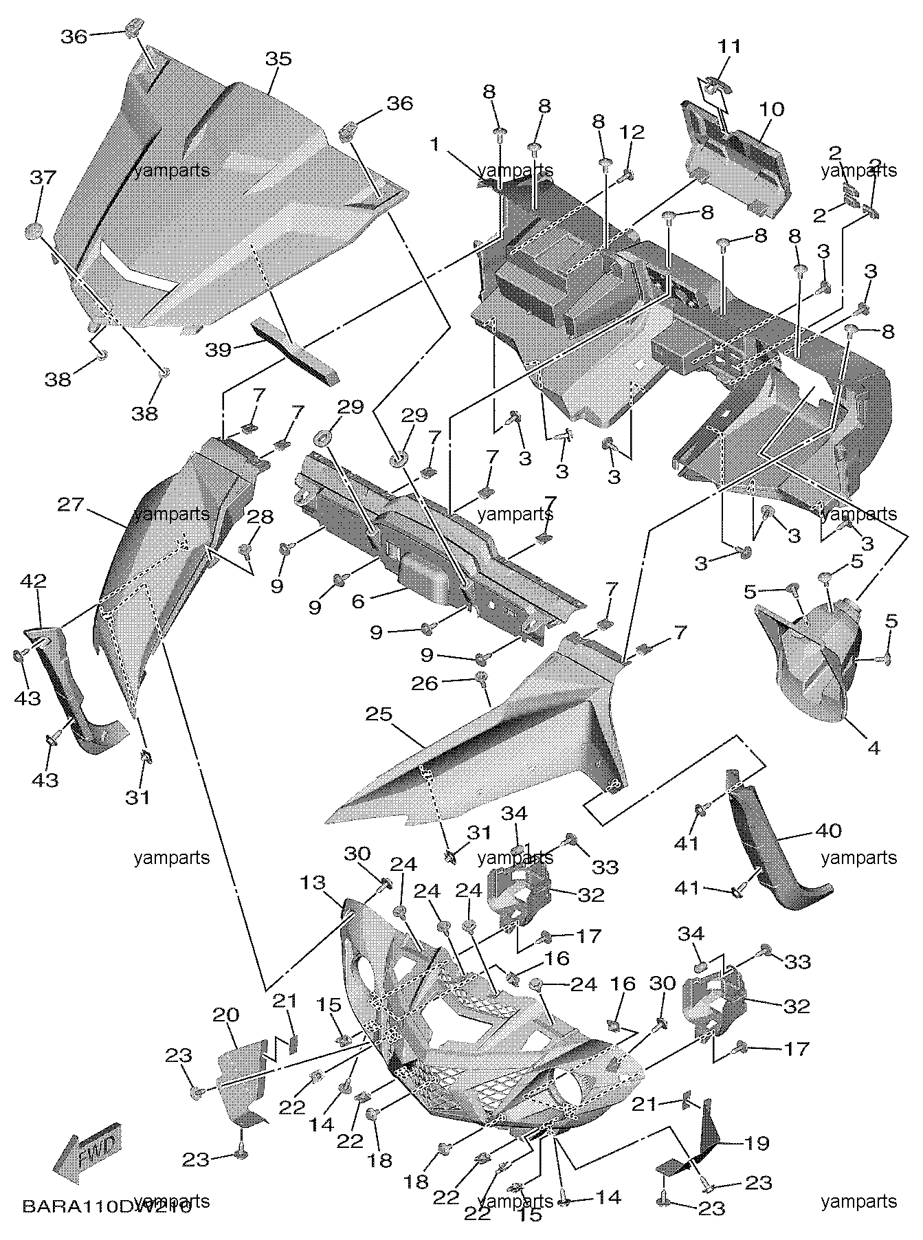 Детали кузова передние