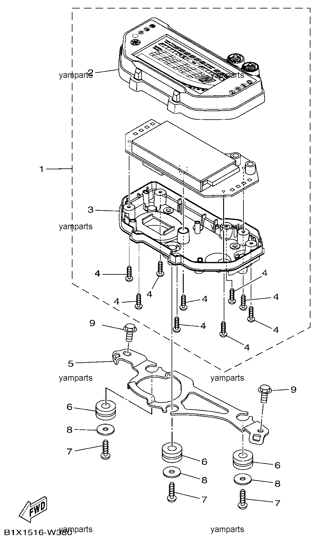 Панель приборная