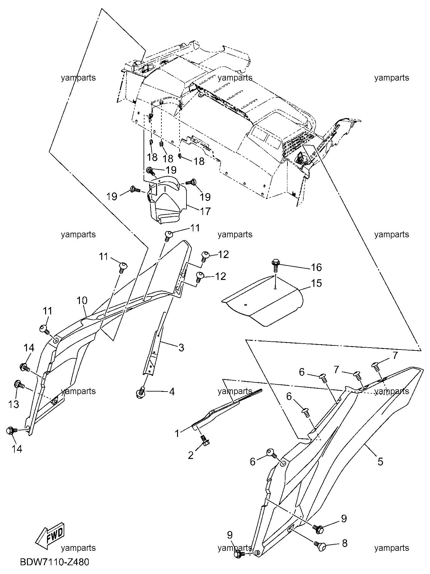 Панели задние 2