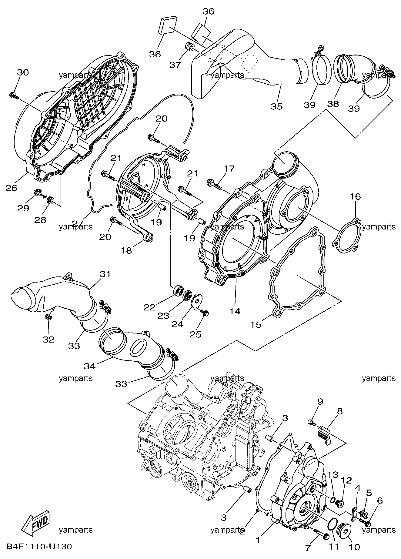 Крышки картера