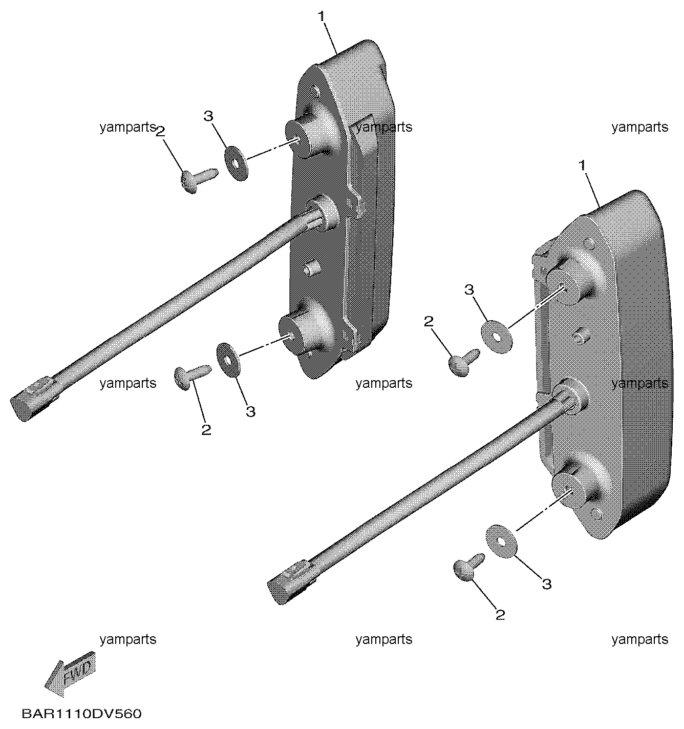 Фонари задние