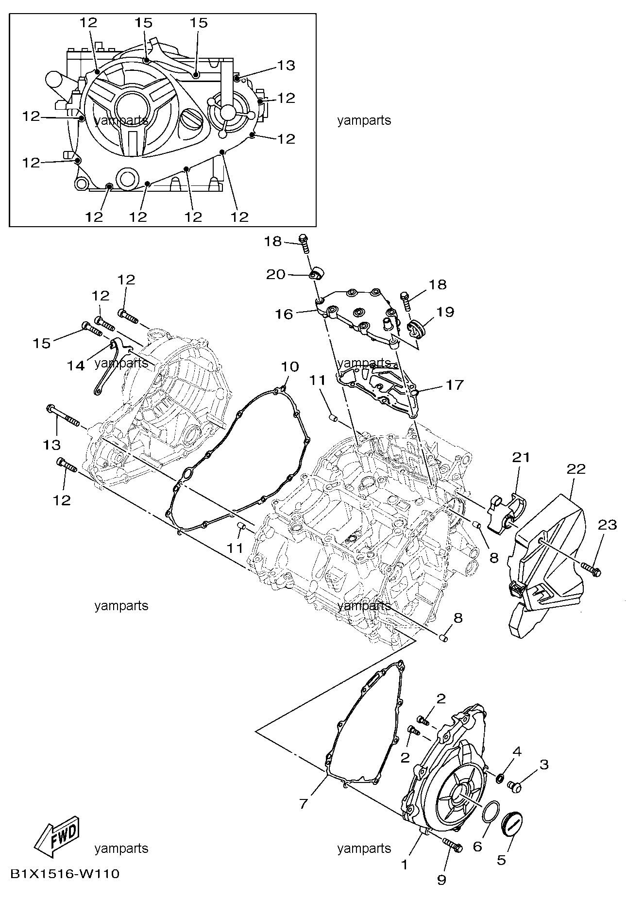 Крышки картера