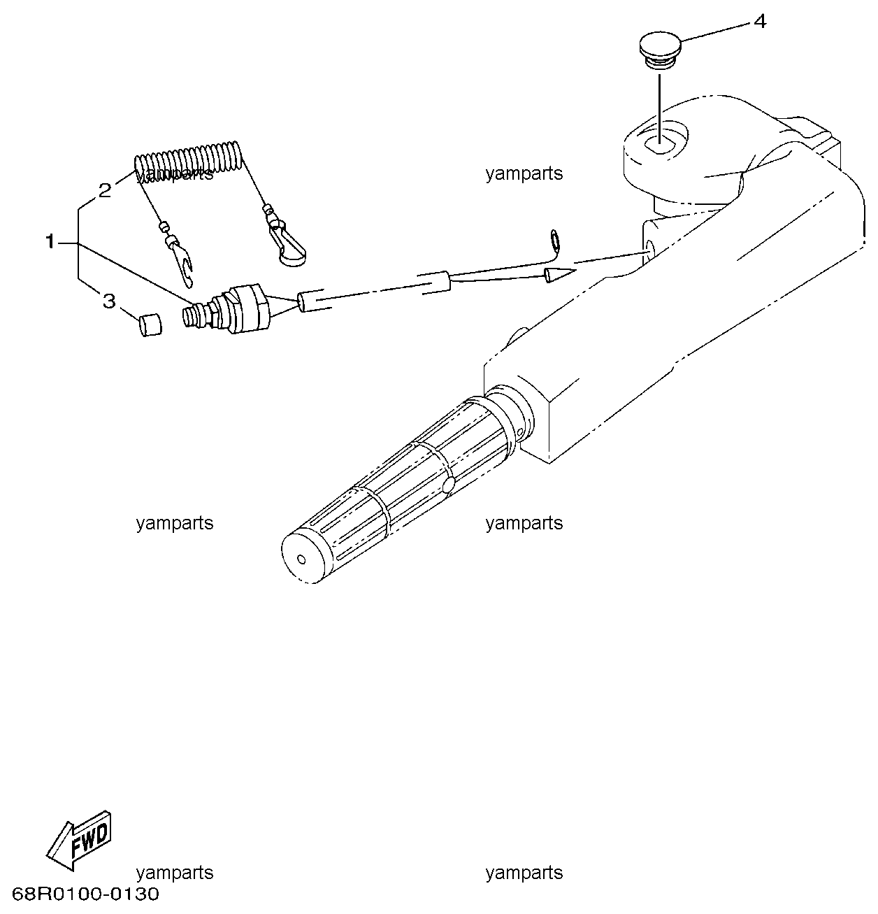 Кнопка остановки двигателя (МН)