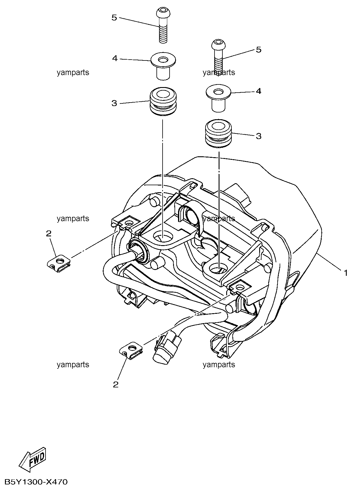 Фонарь задний (сигнал "стоп")