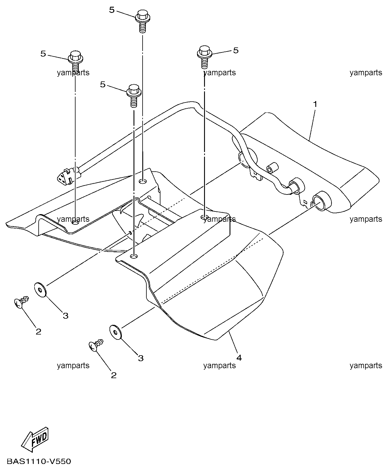 Фонарь задний (сигнал "стоп")