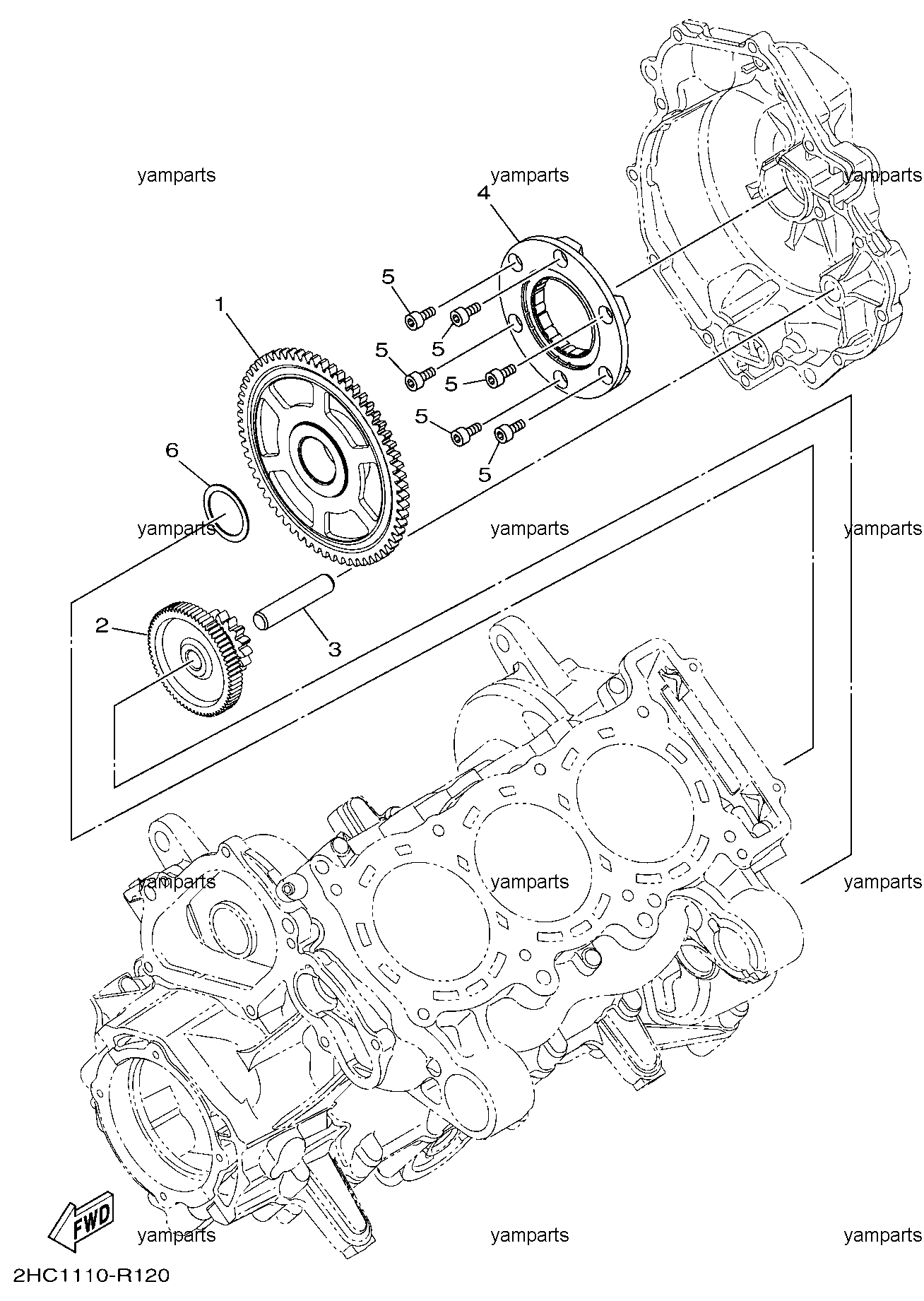 Муфта обгонная ( сцепление стартера )