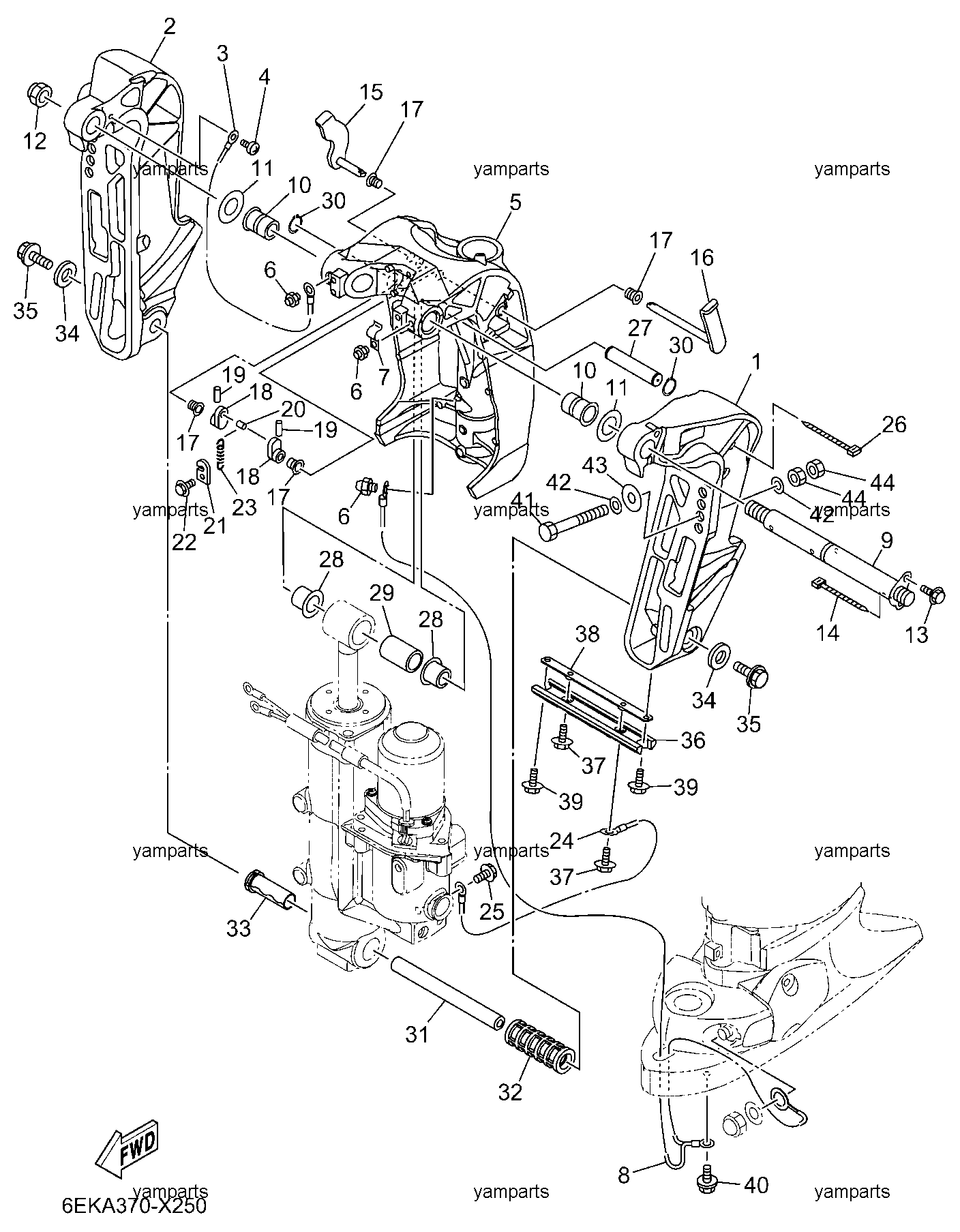 Подвеска двигателя
