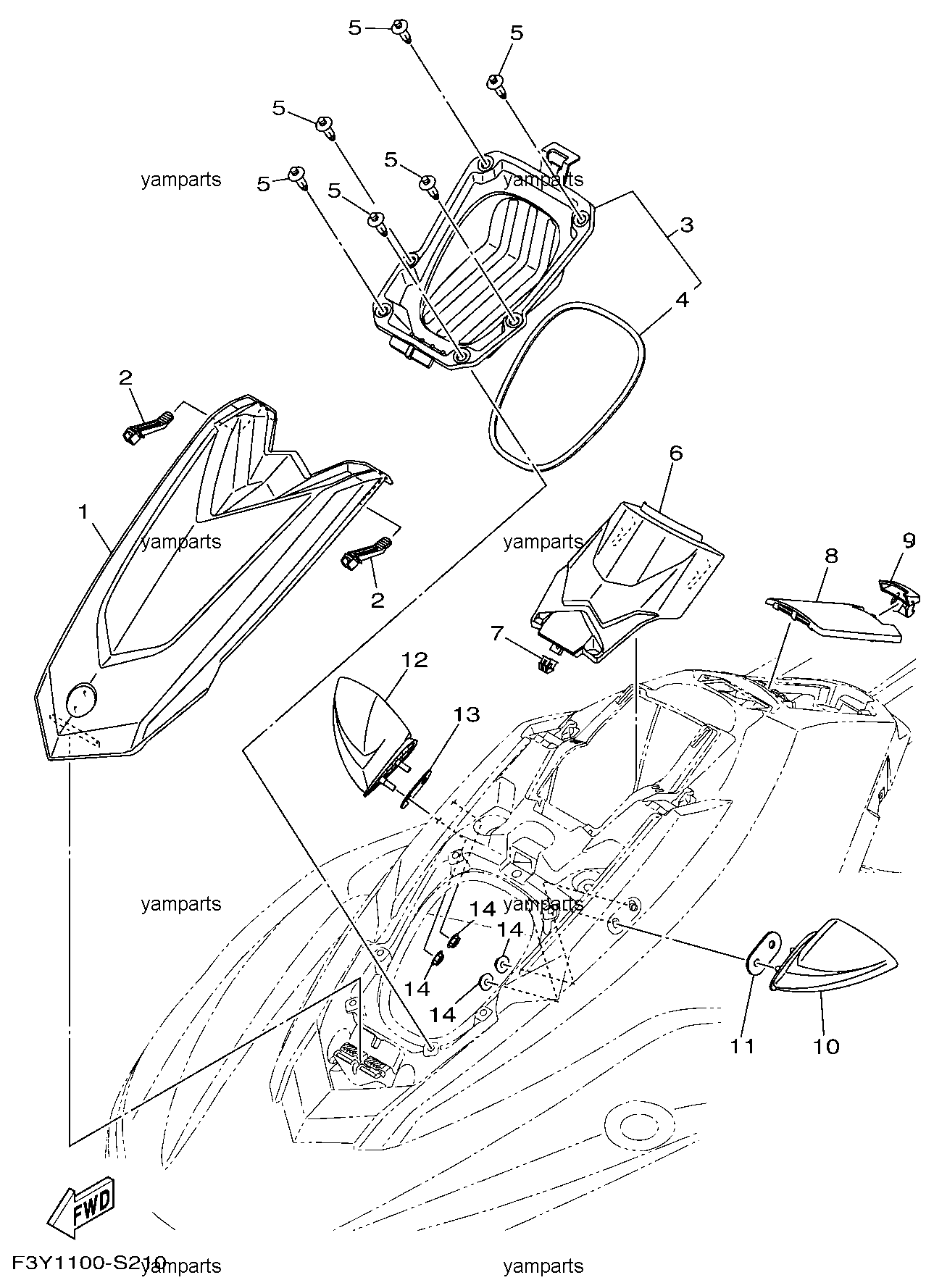Крышка люка, зеркала
