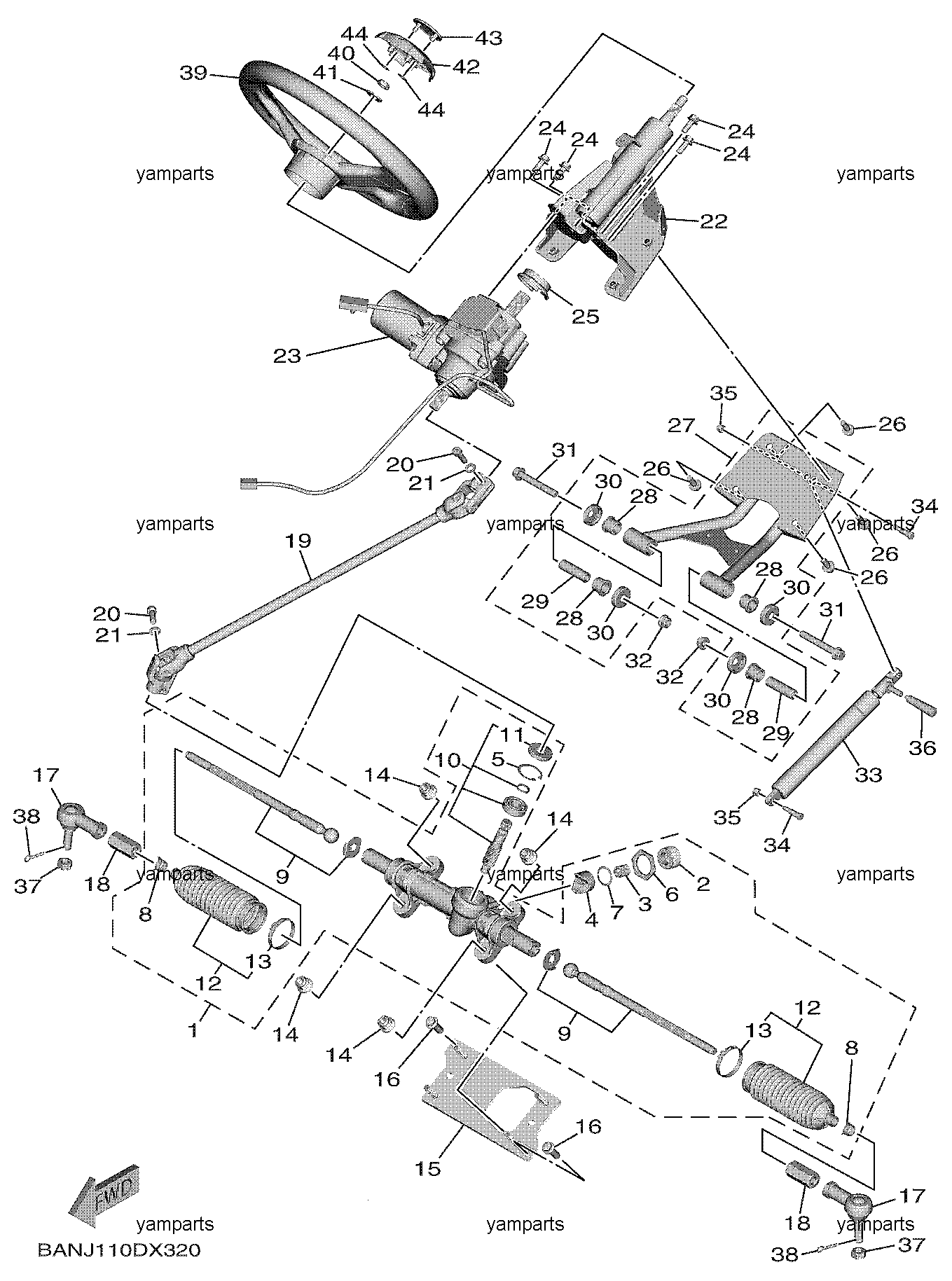 Управление рулевое