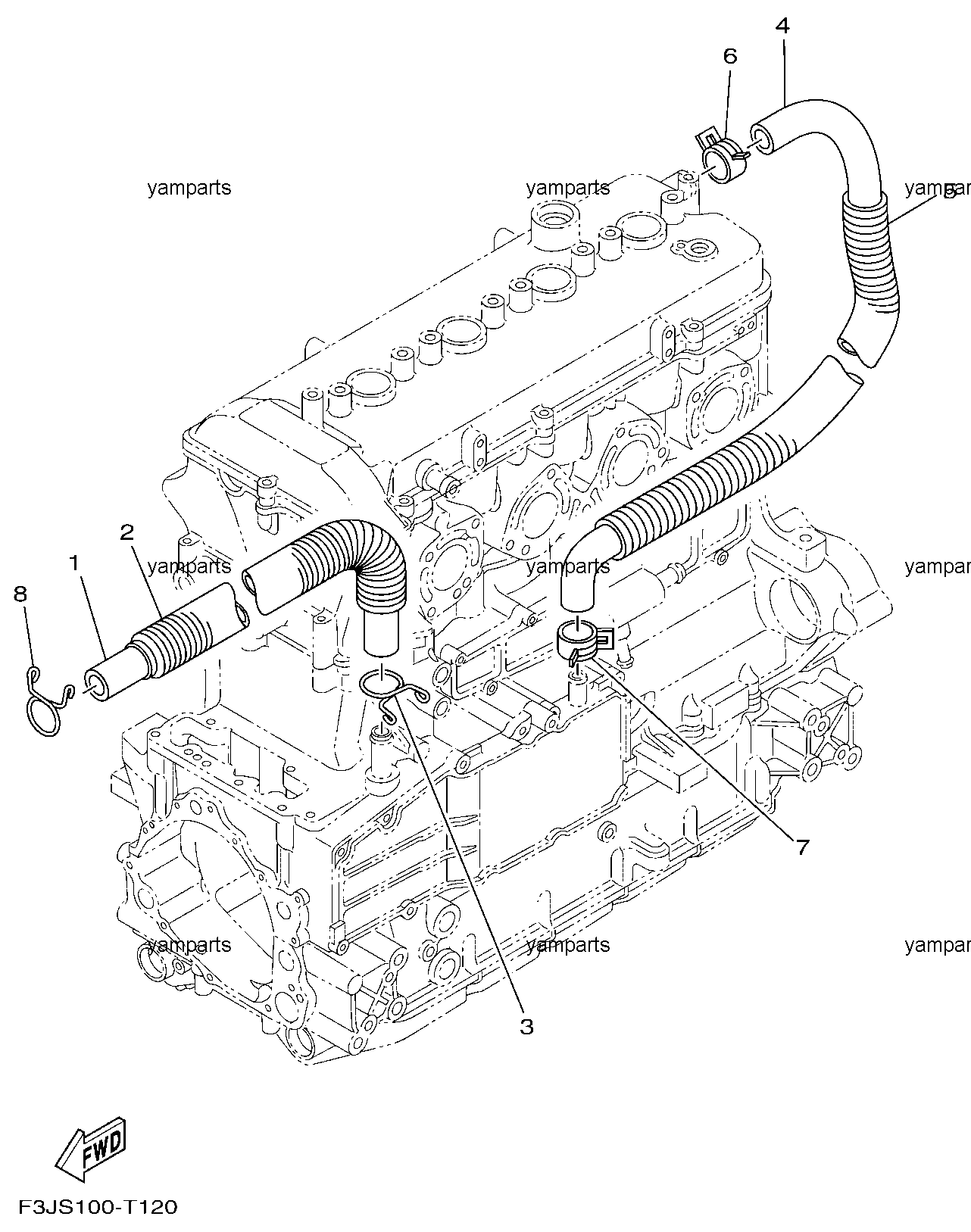 Шланги сапуна