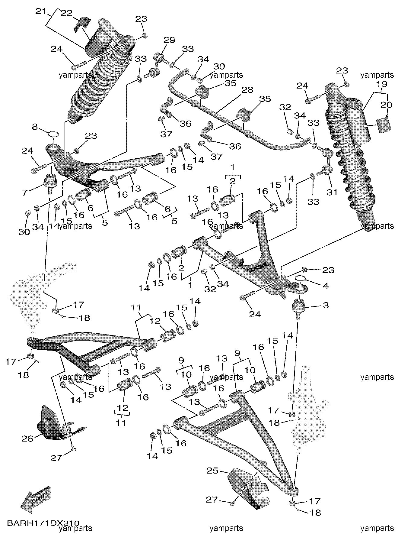 Подвеска передняя
