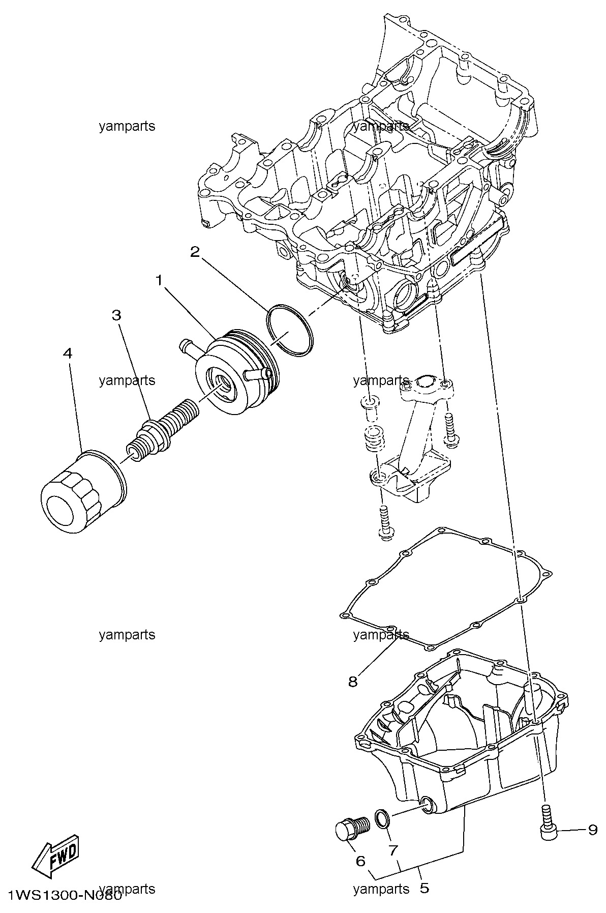 Холодильник масляный, фильтр