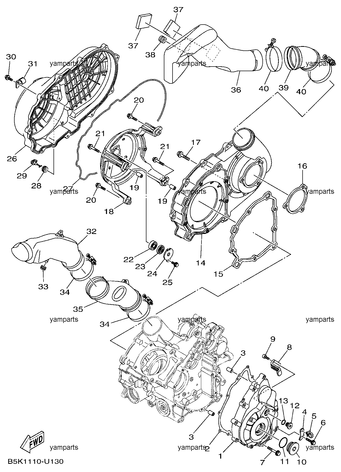 Крышки картера