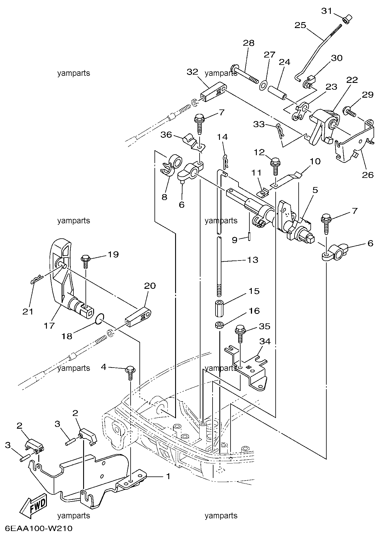 Детали управления внутренние (E, EP)