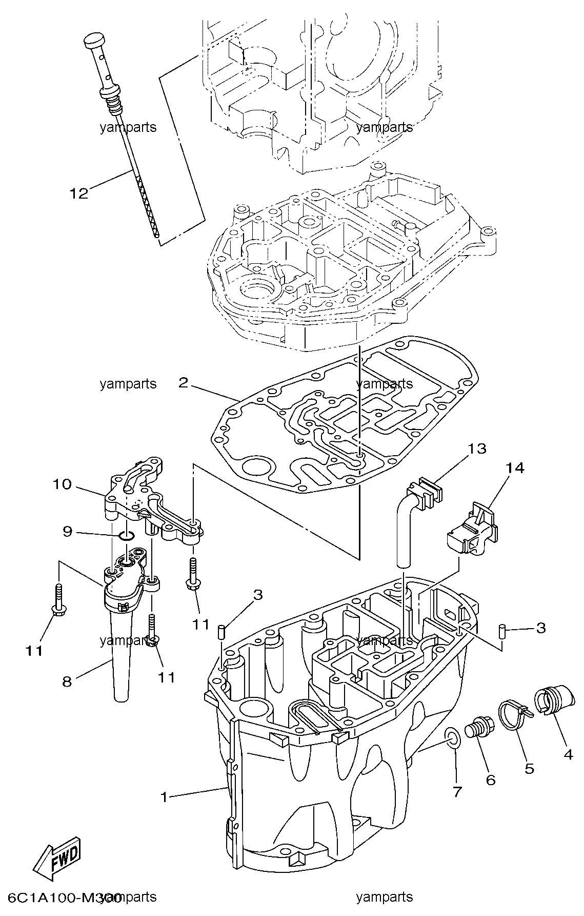 Поддон масляный
