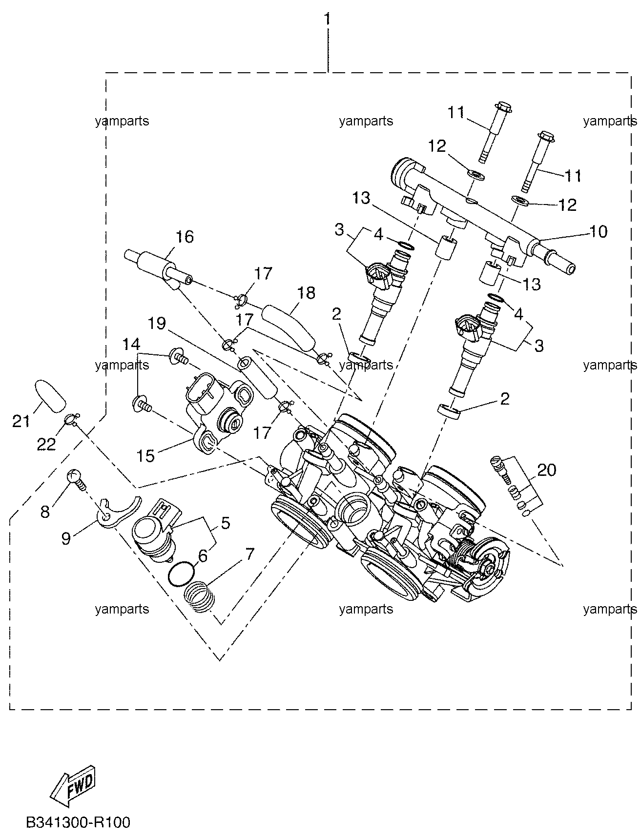 Заслонки впуска, инжекторы
