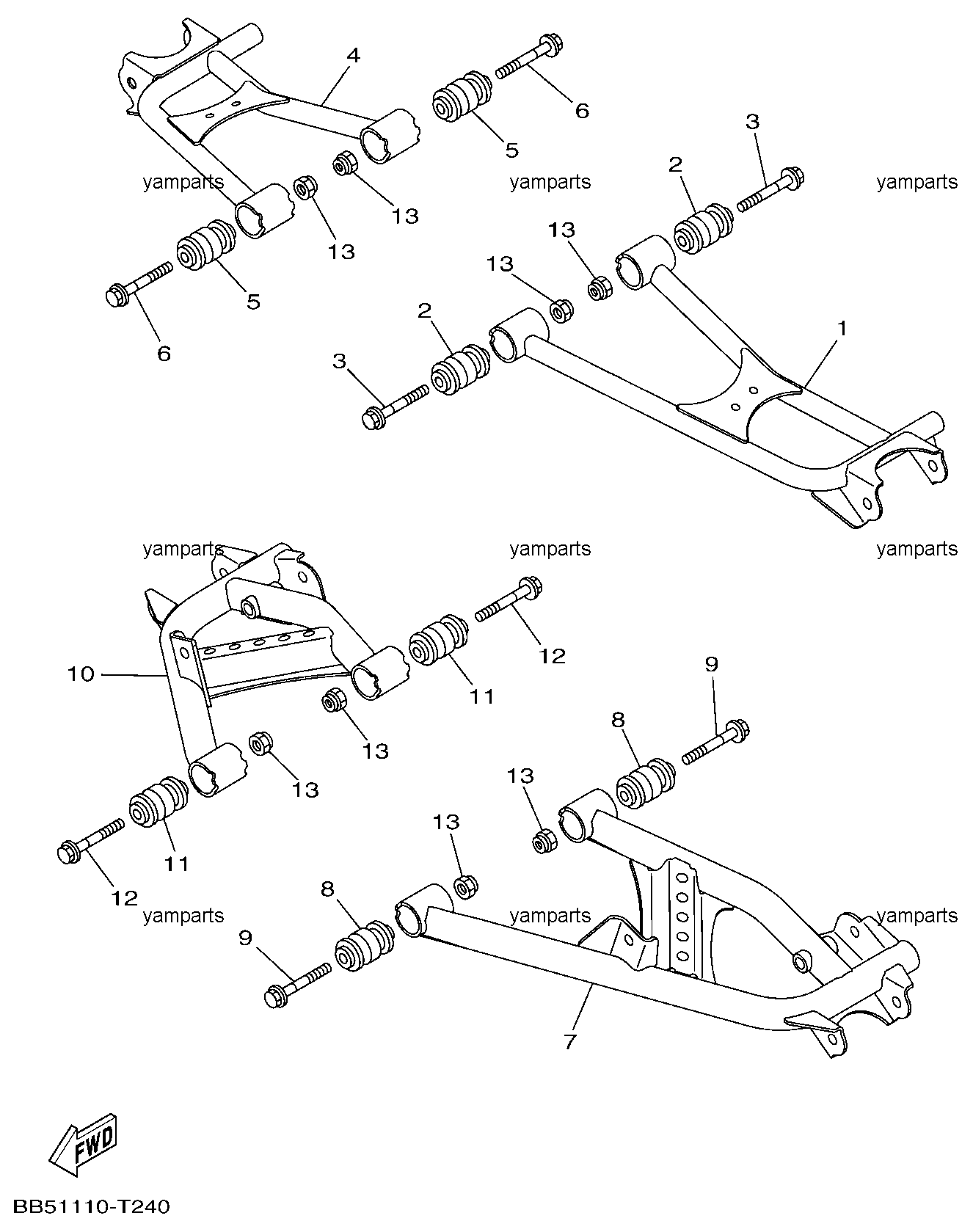Подвеска задняя
