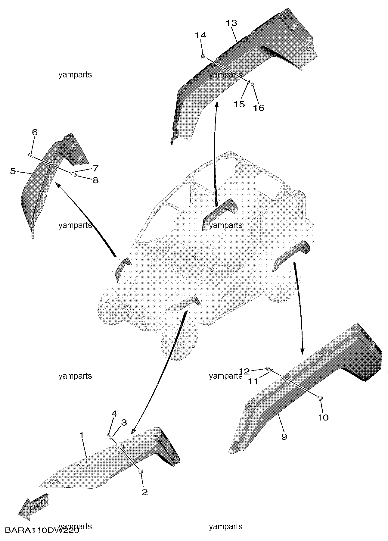 Расширители арок