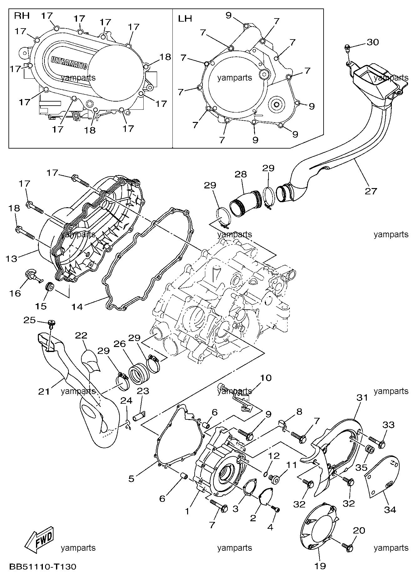 Крышки картера