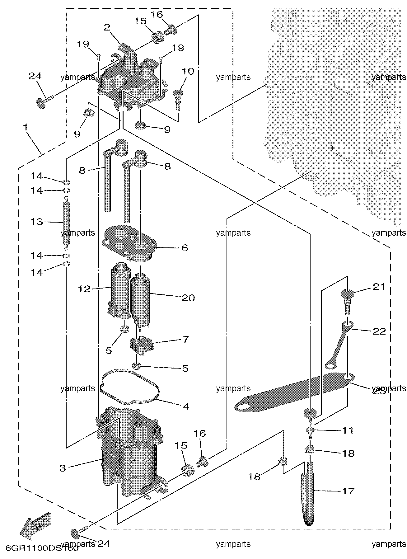 Блок топливный, насосы