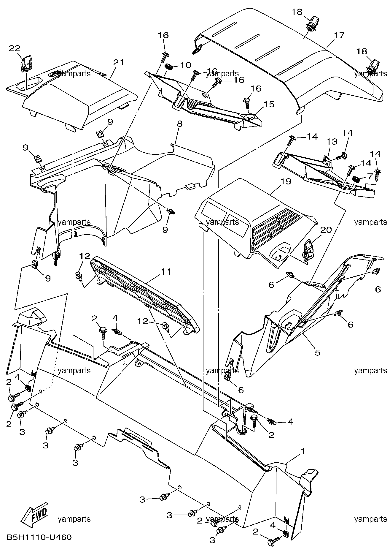 Панели задние 1