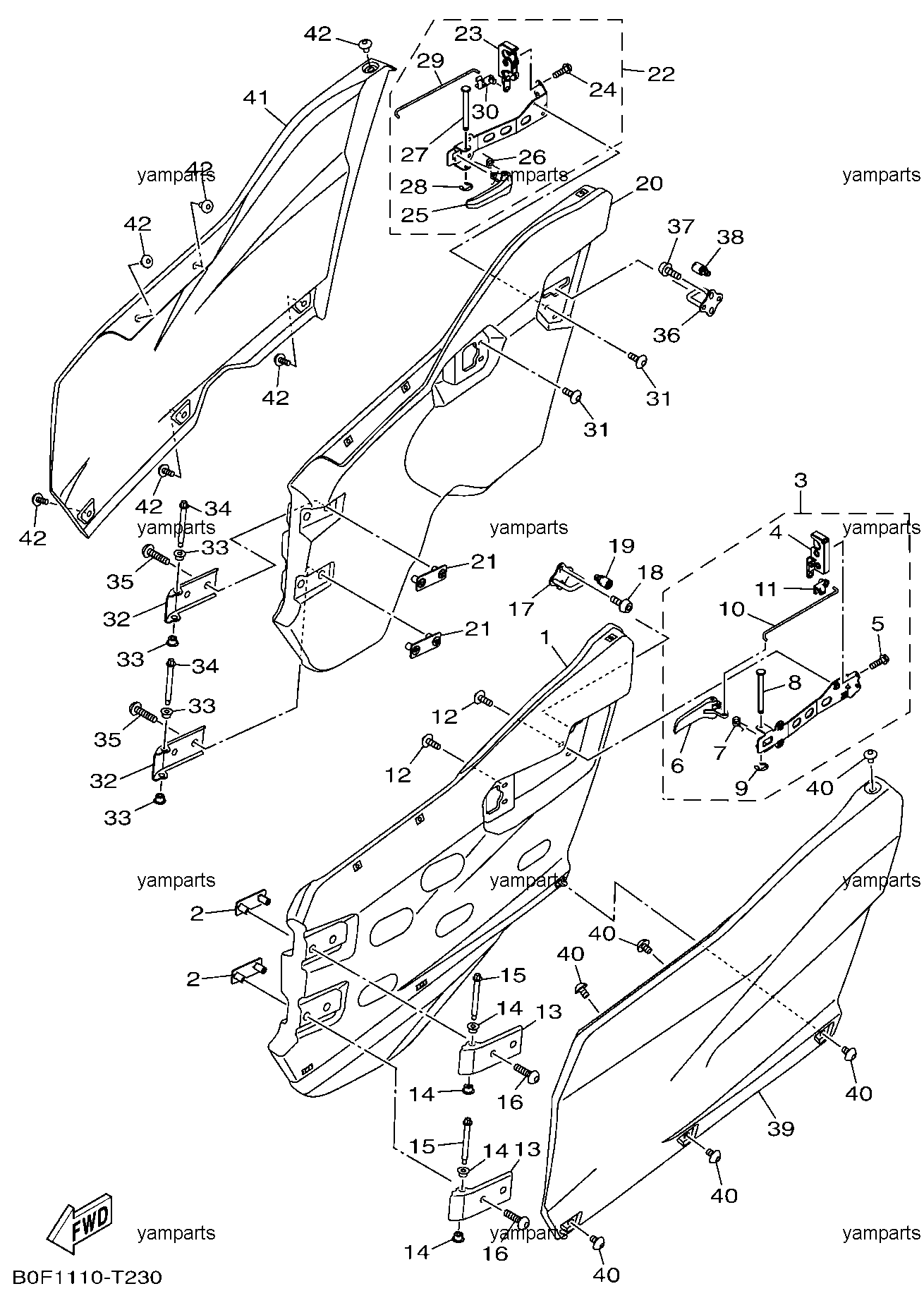 Дверки кокпита