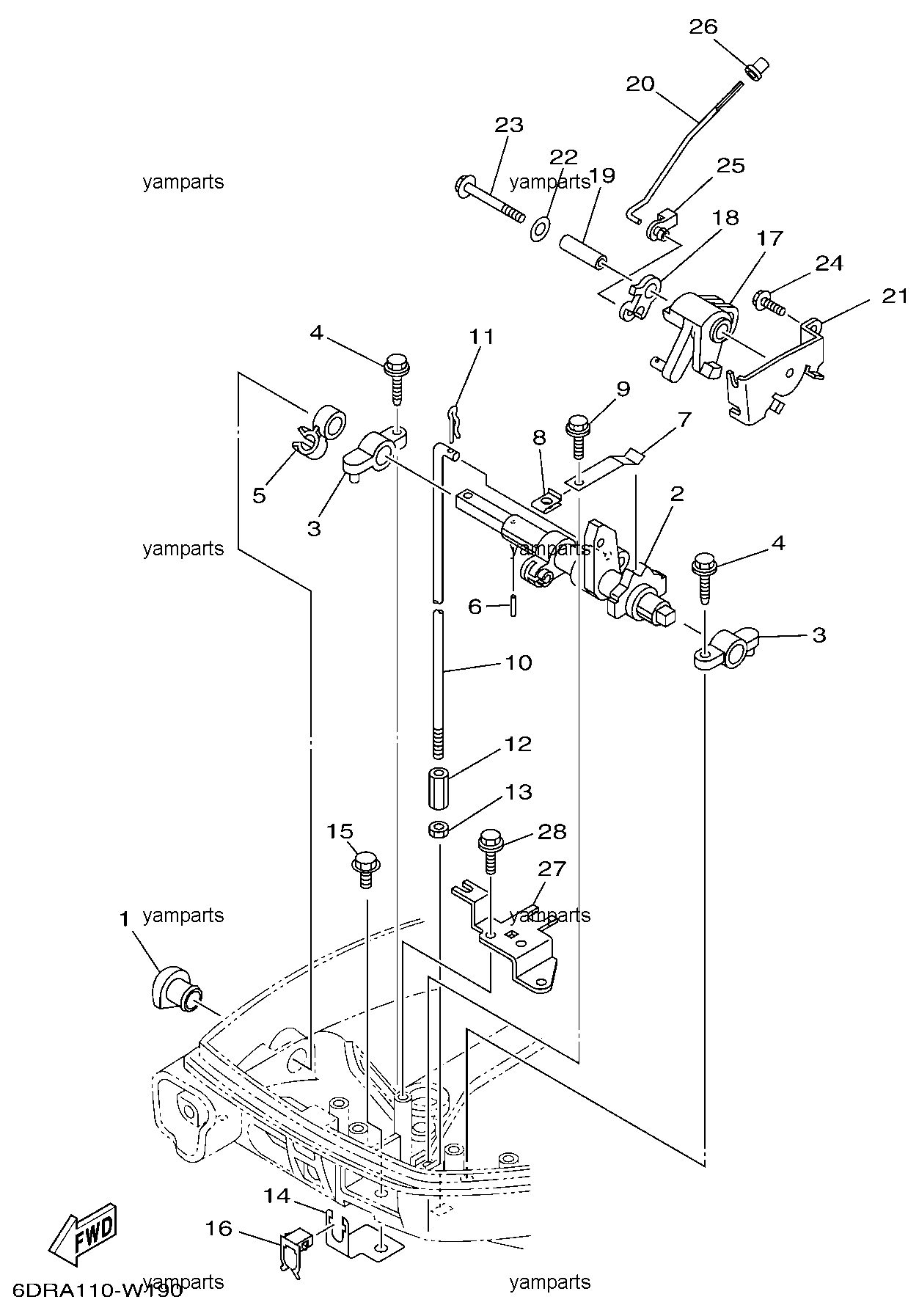 Детали управления внутренние (MH)