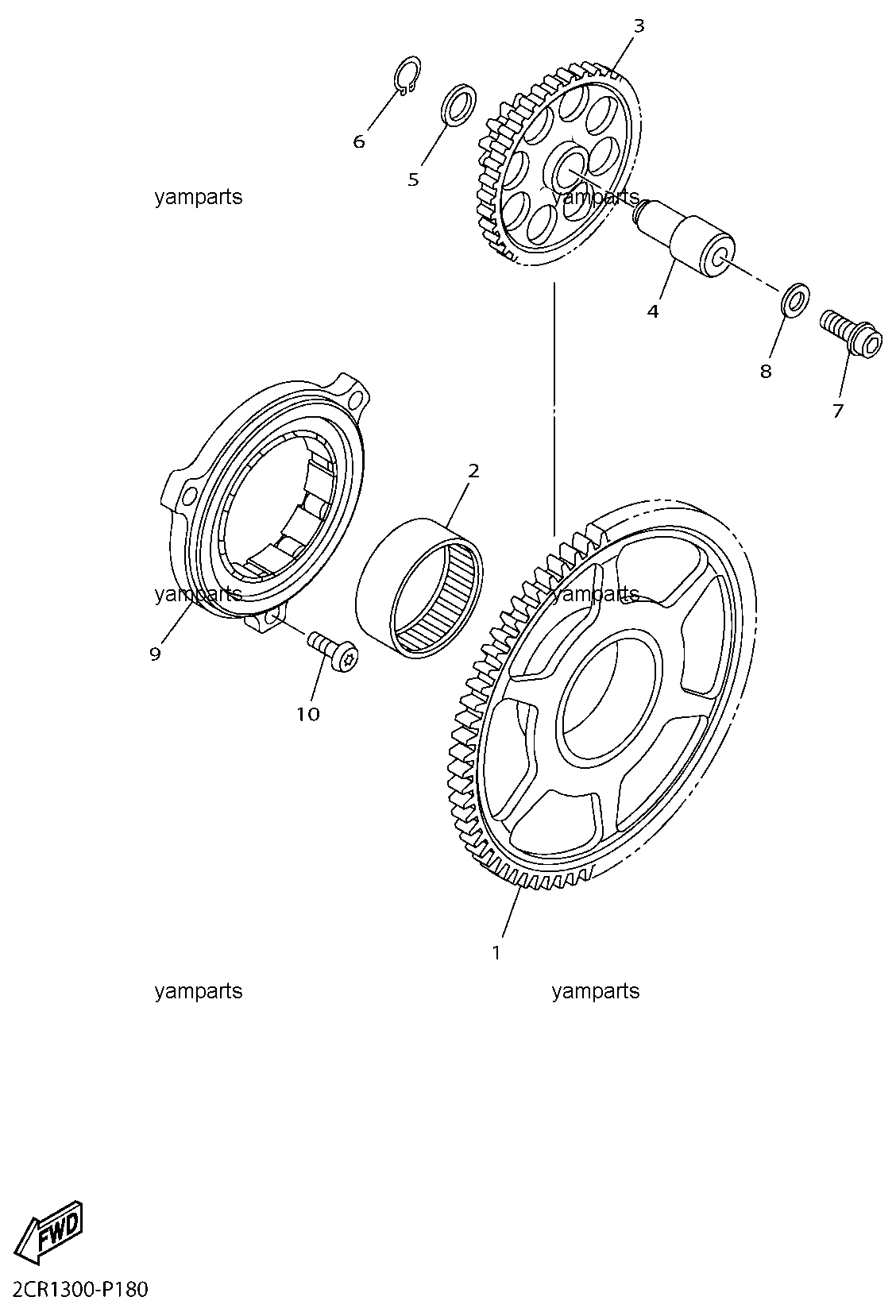 Обгонная муфта стартера
