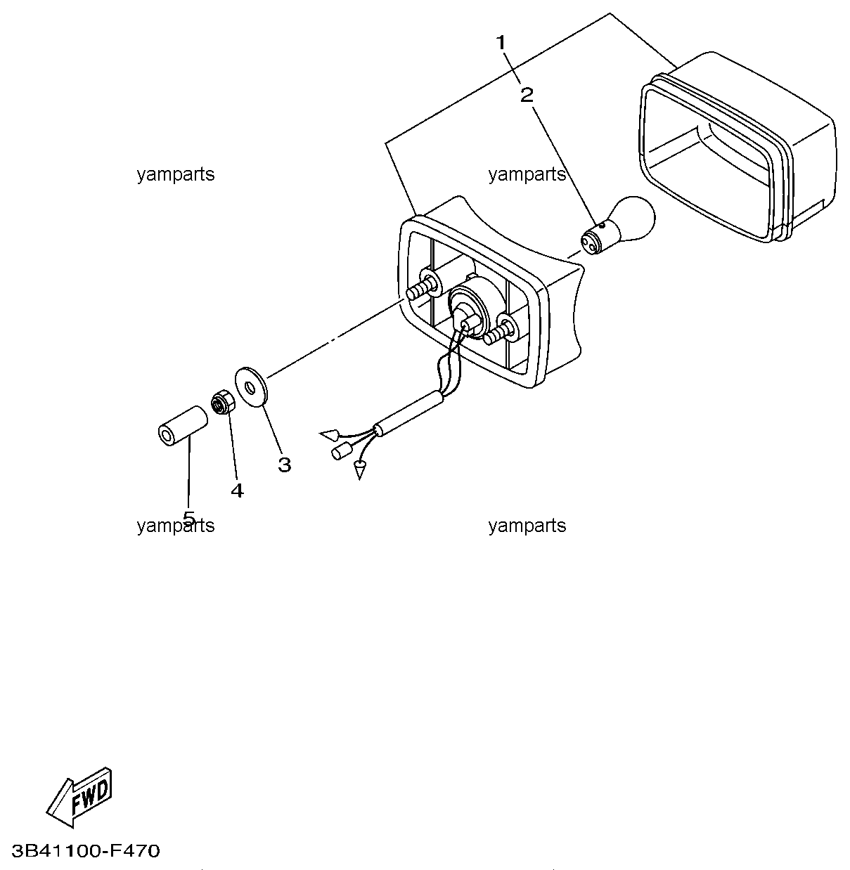 Фонарь задний (сигнал "стоп")