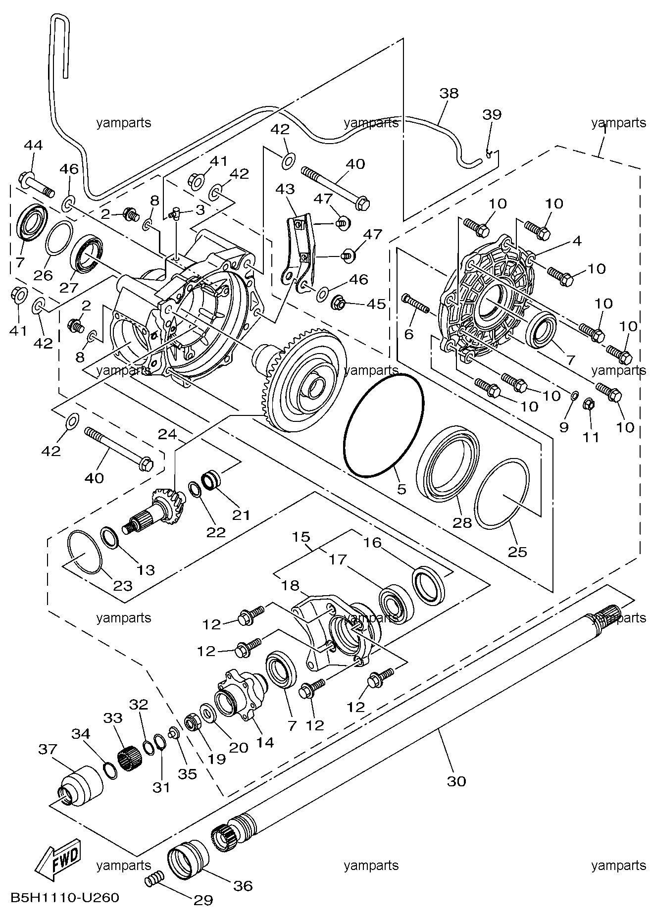 Редуктор задний
