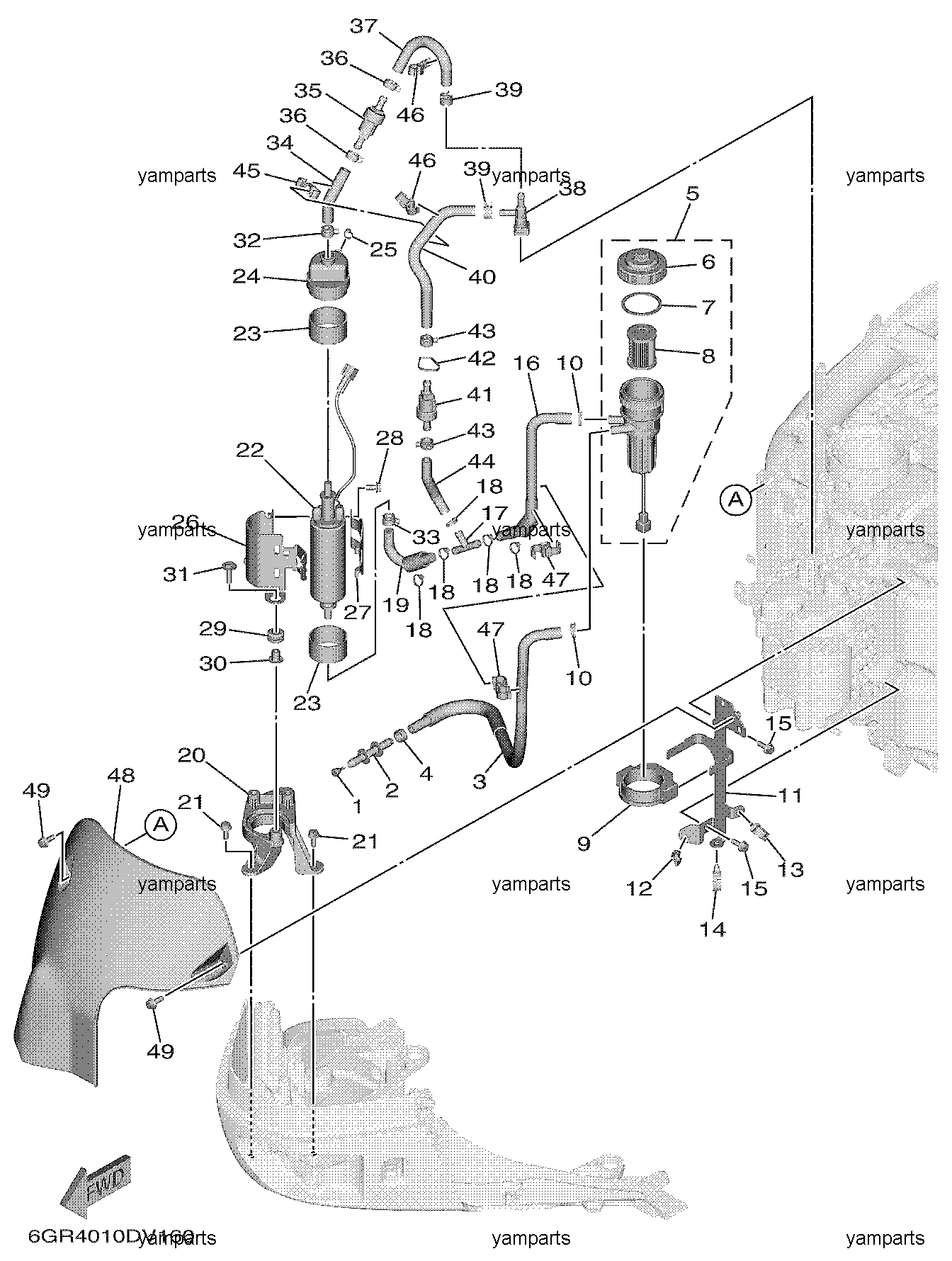 Насос подкачки топлива, фильтр