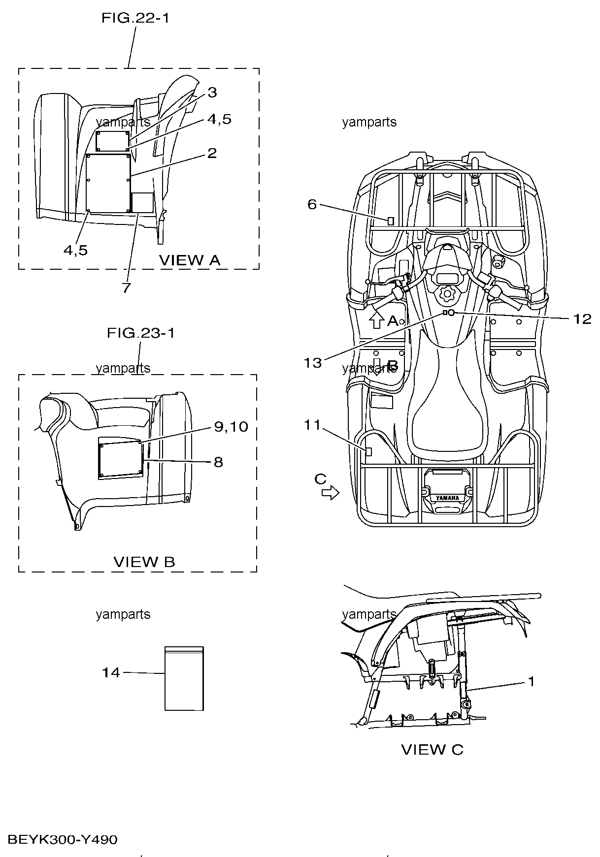 Наклейки предупреждения