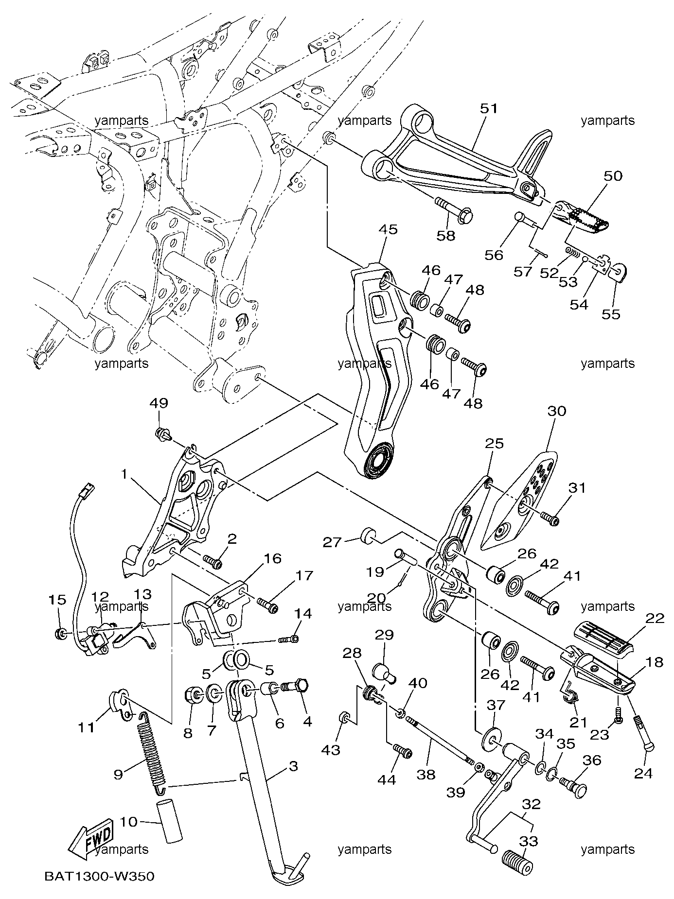 Подножки, подставка
