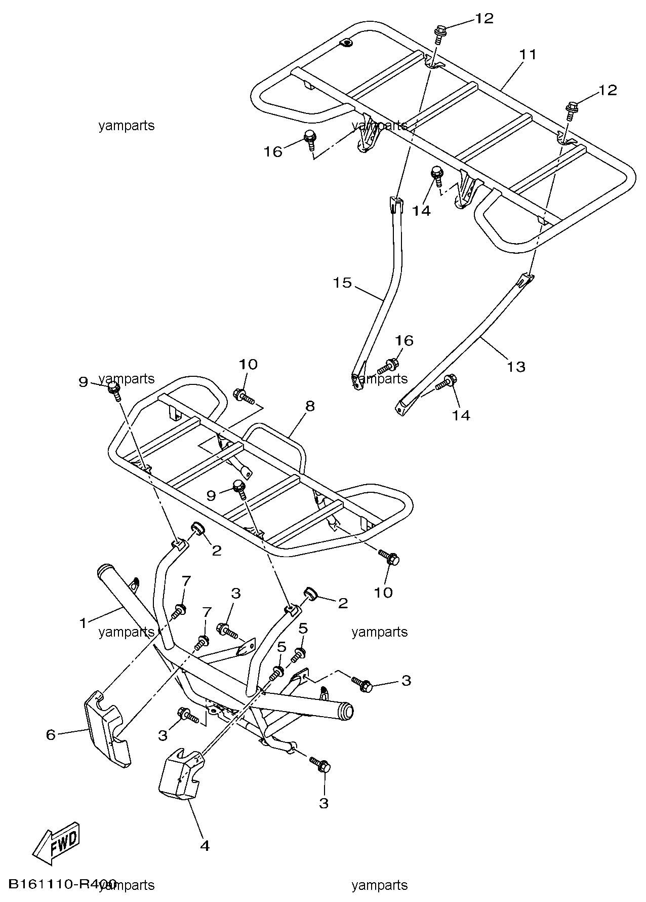 Бампер, багажники