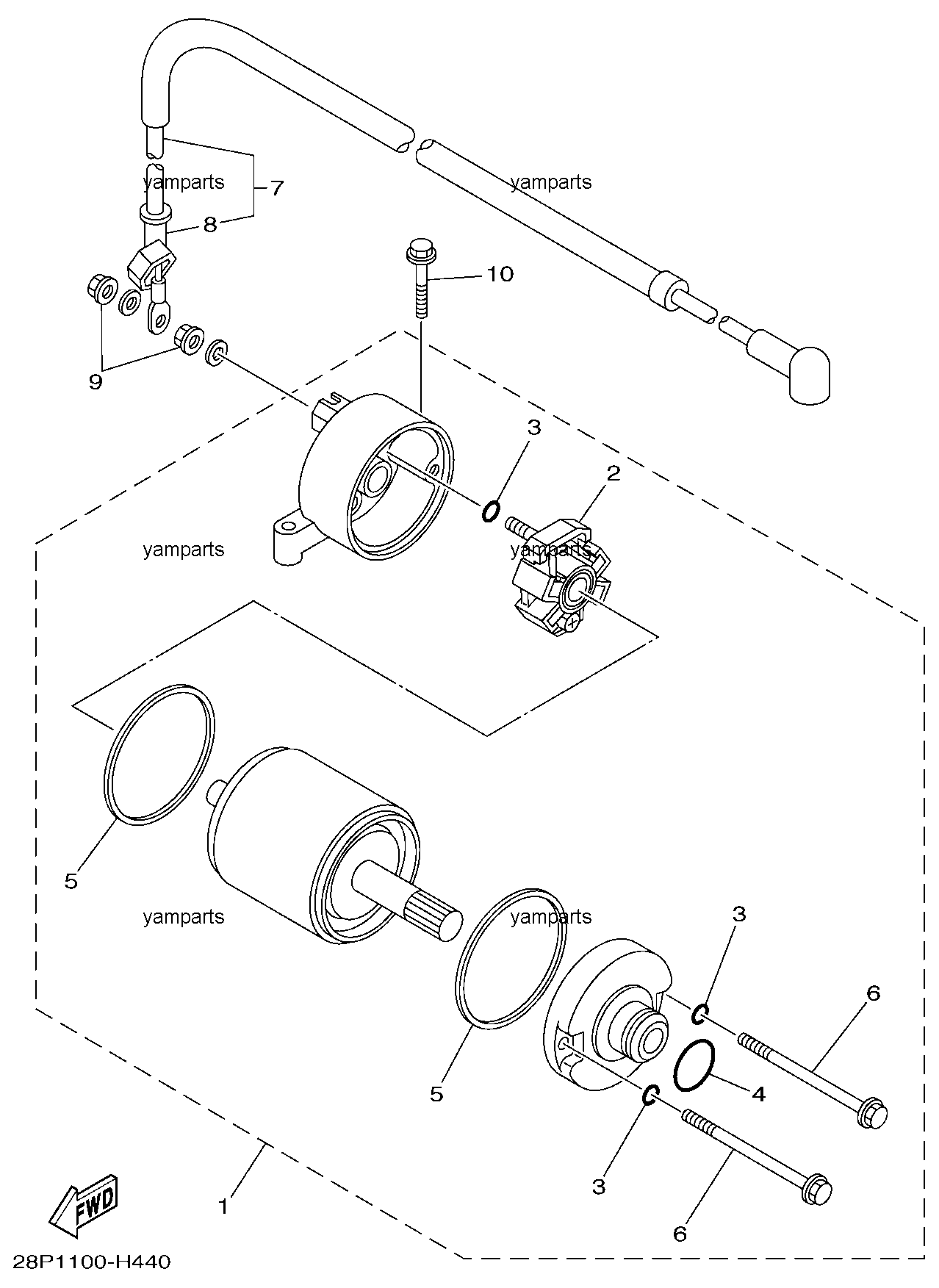 Стартер электрический