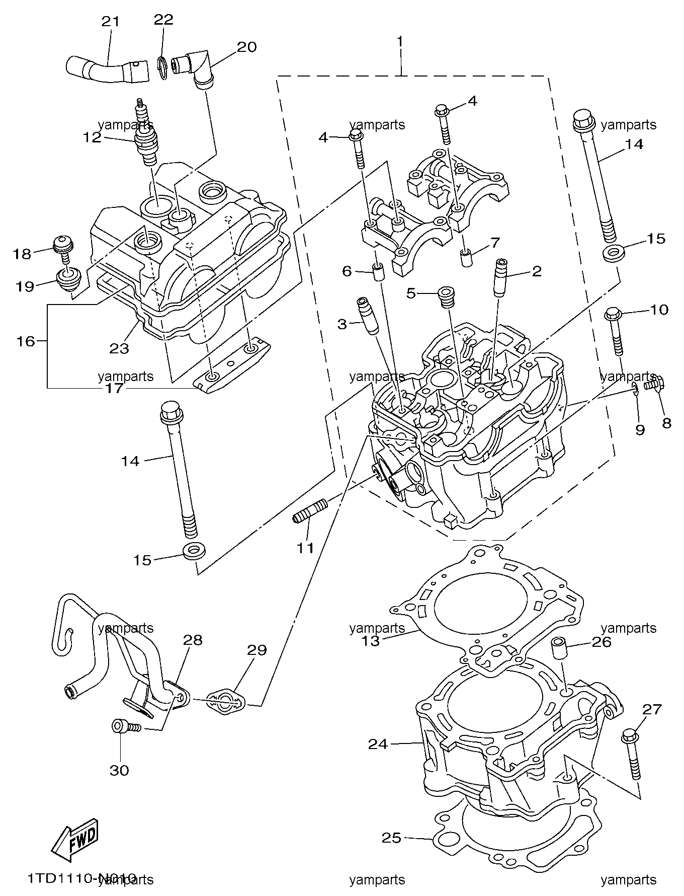 Головка цилиндра, цилиндр