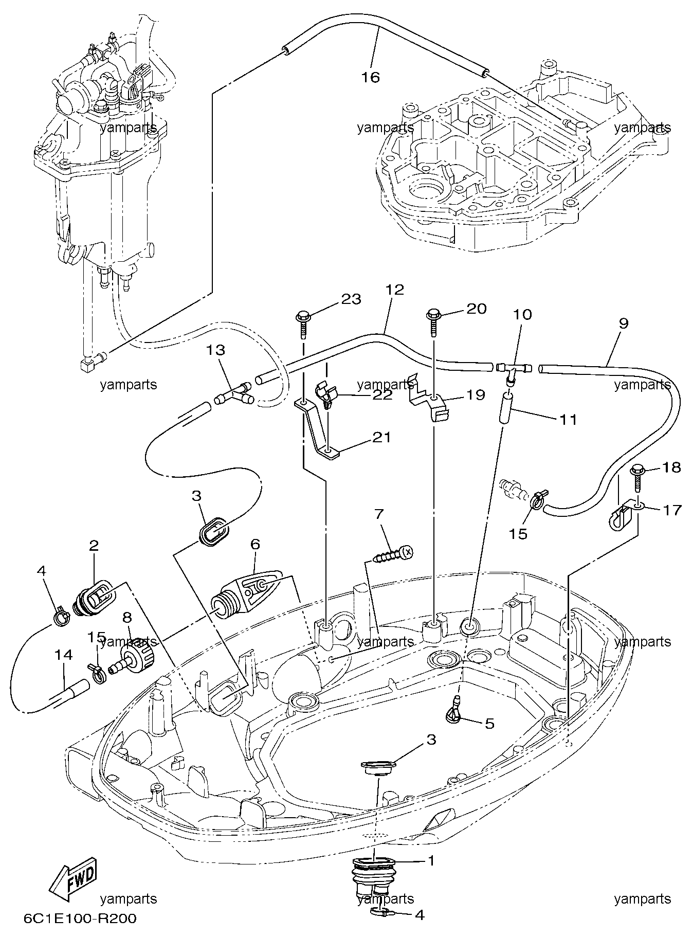 Поддон, схема 2