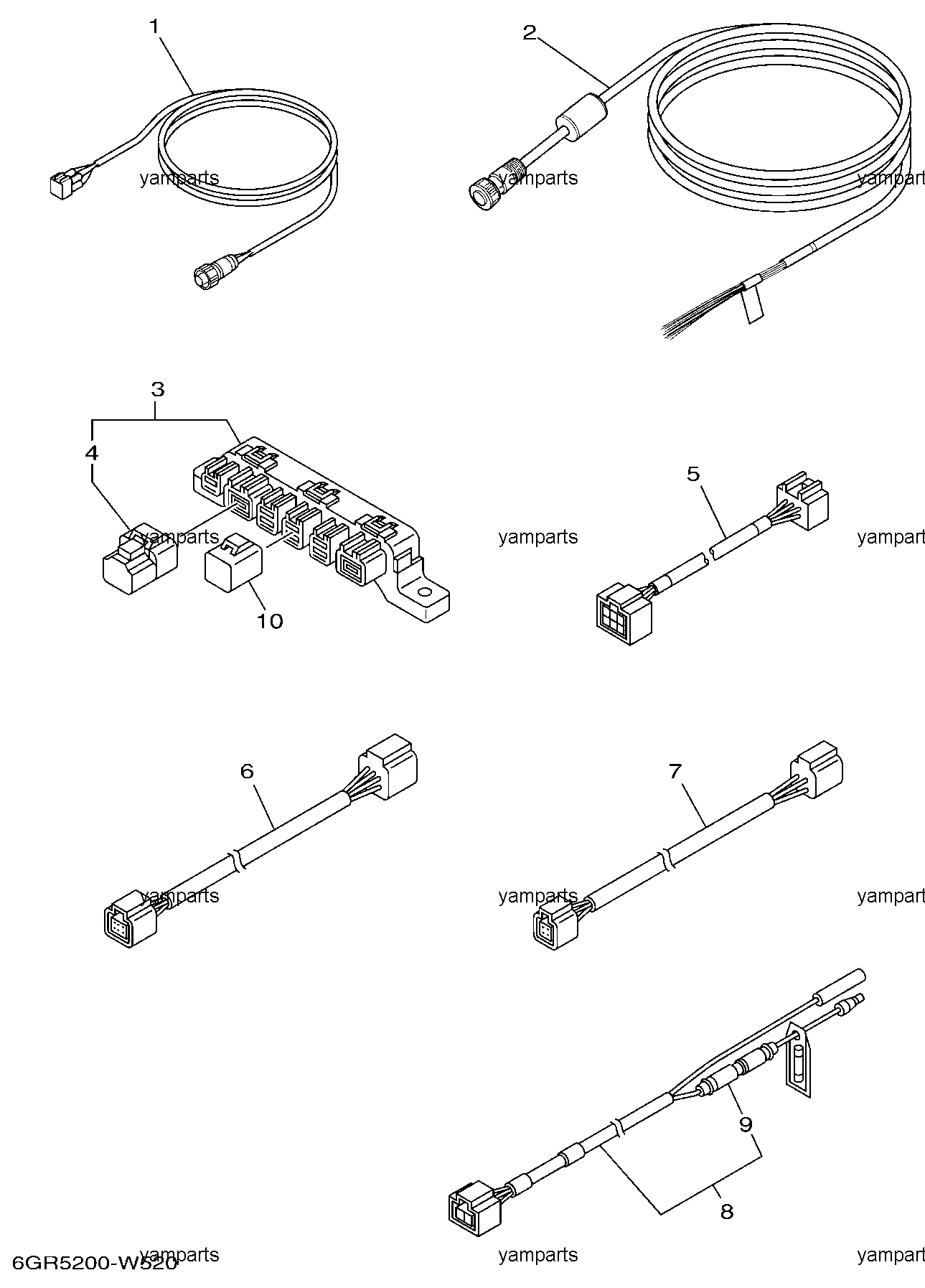 HUB, провода электрические