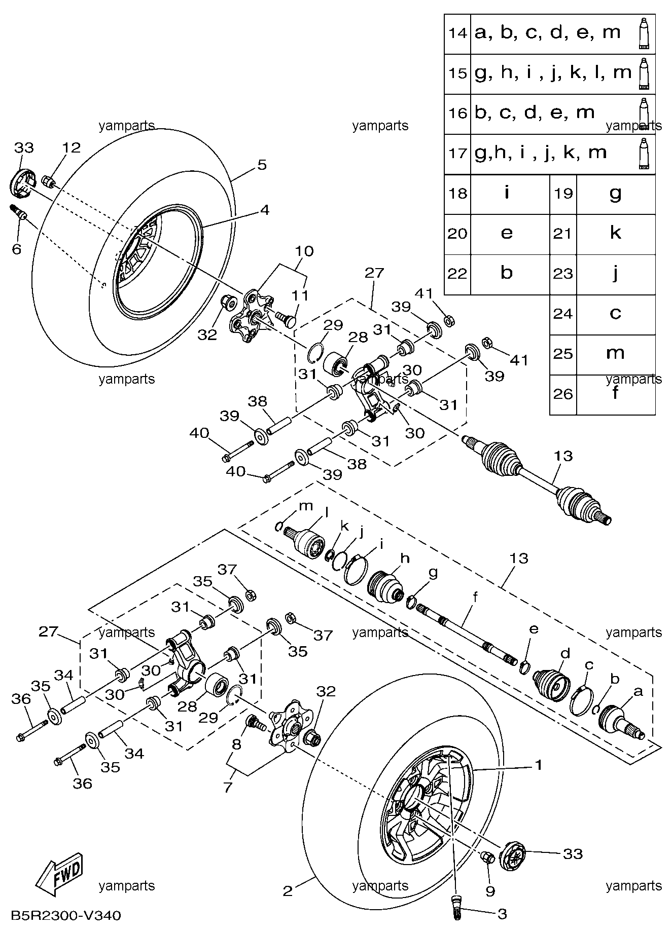 Колеса и привода задние