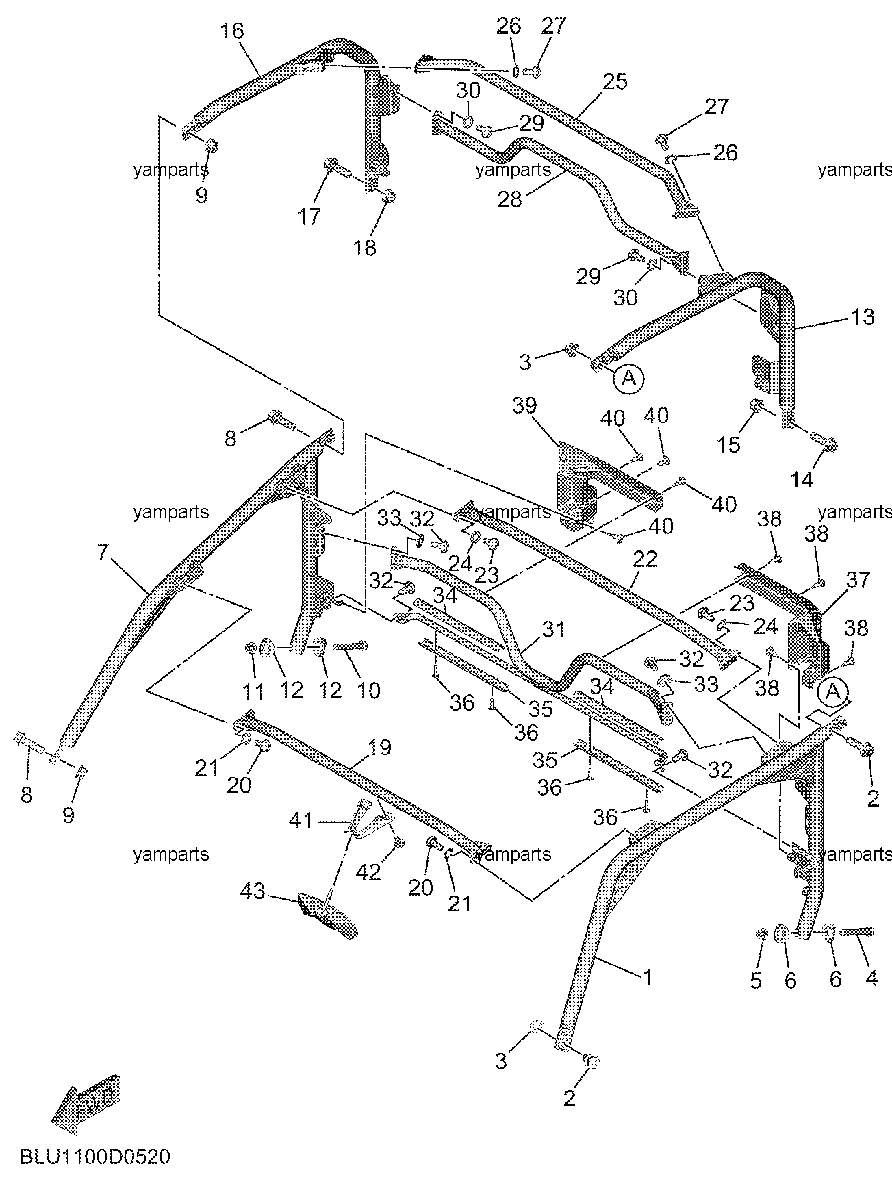 Каркас кабины