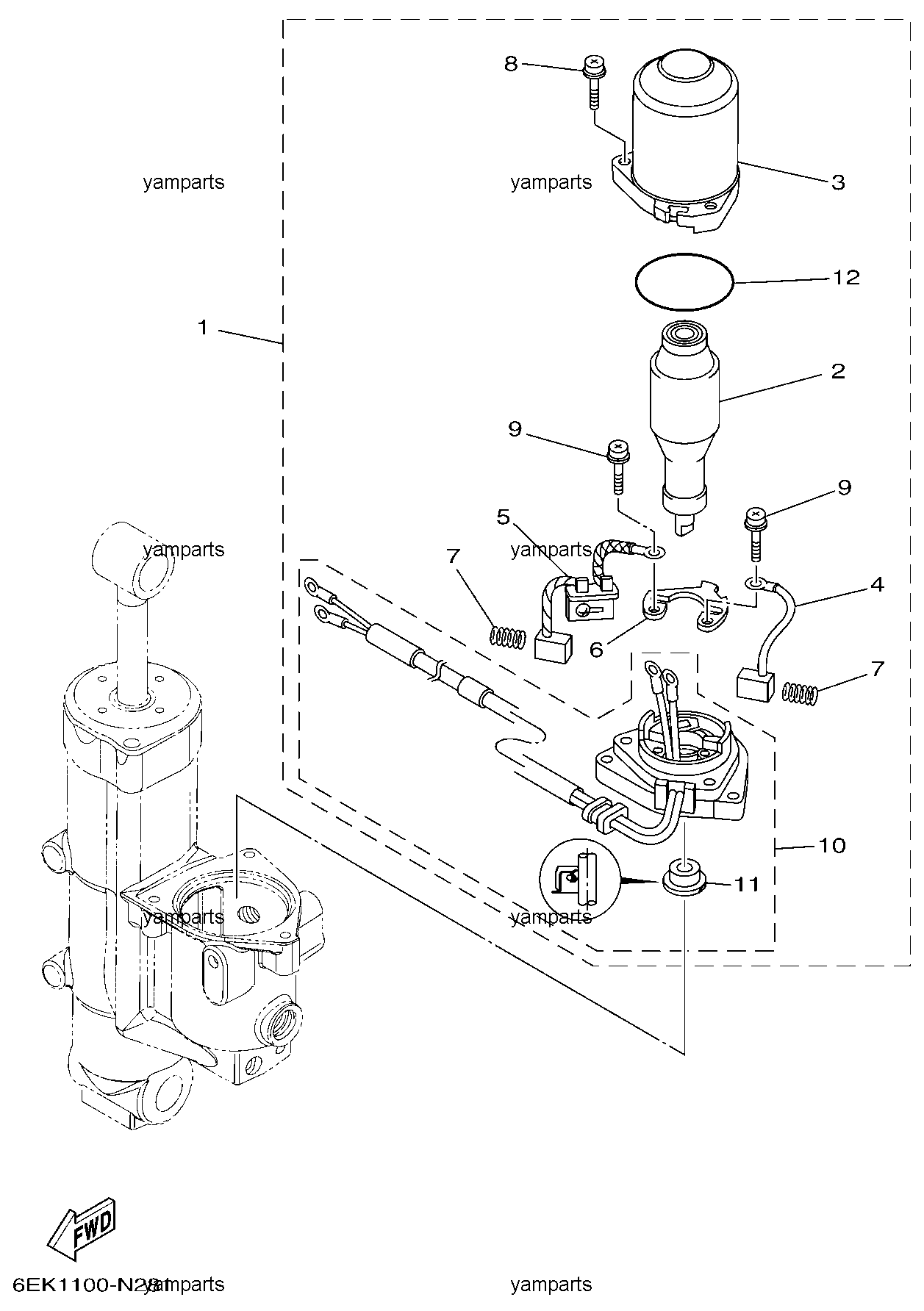 Электромотор гидравлики