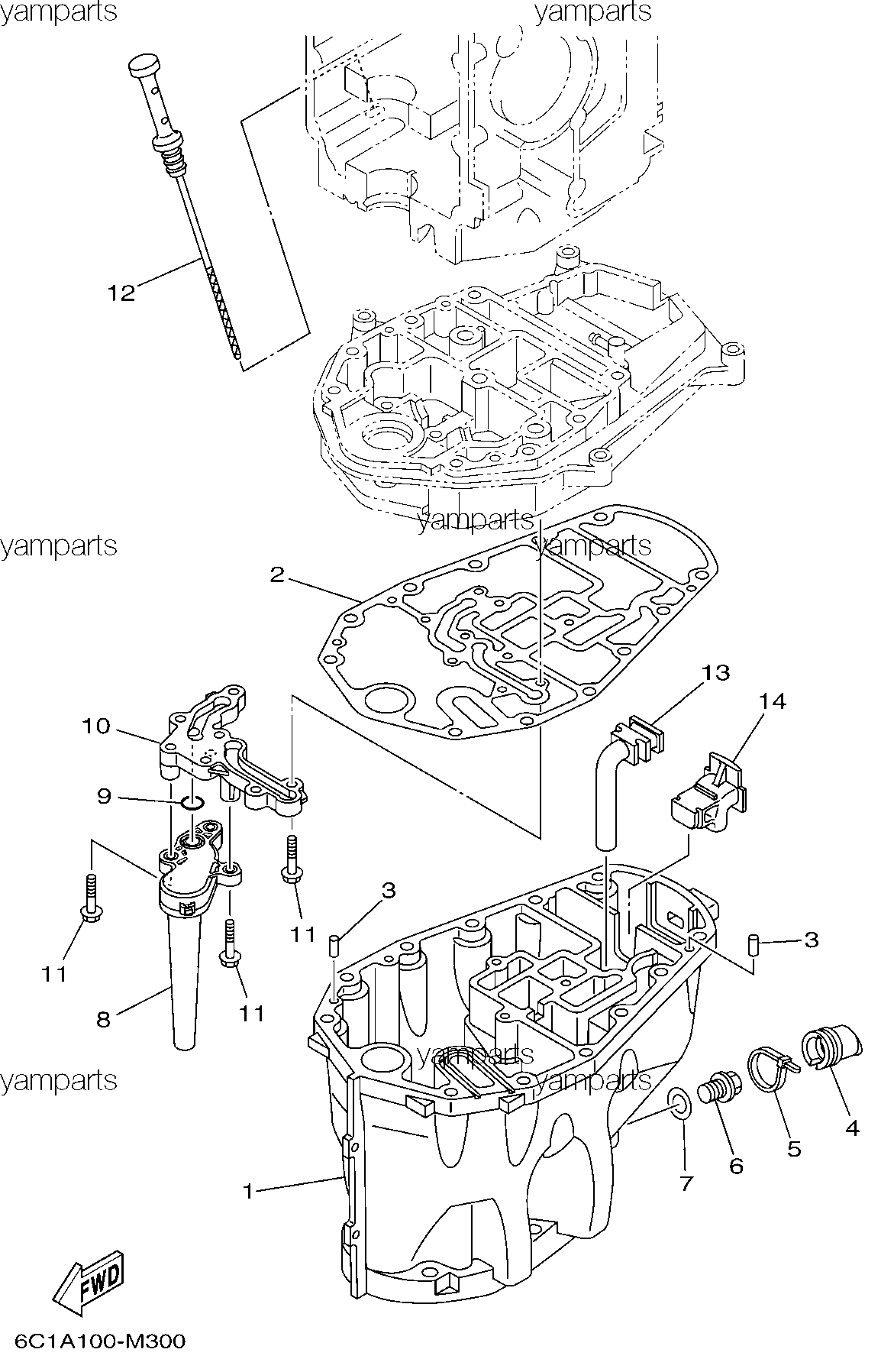 Поддон масляный
