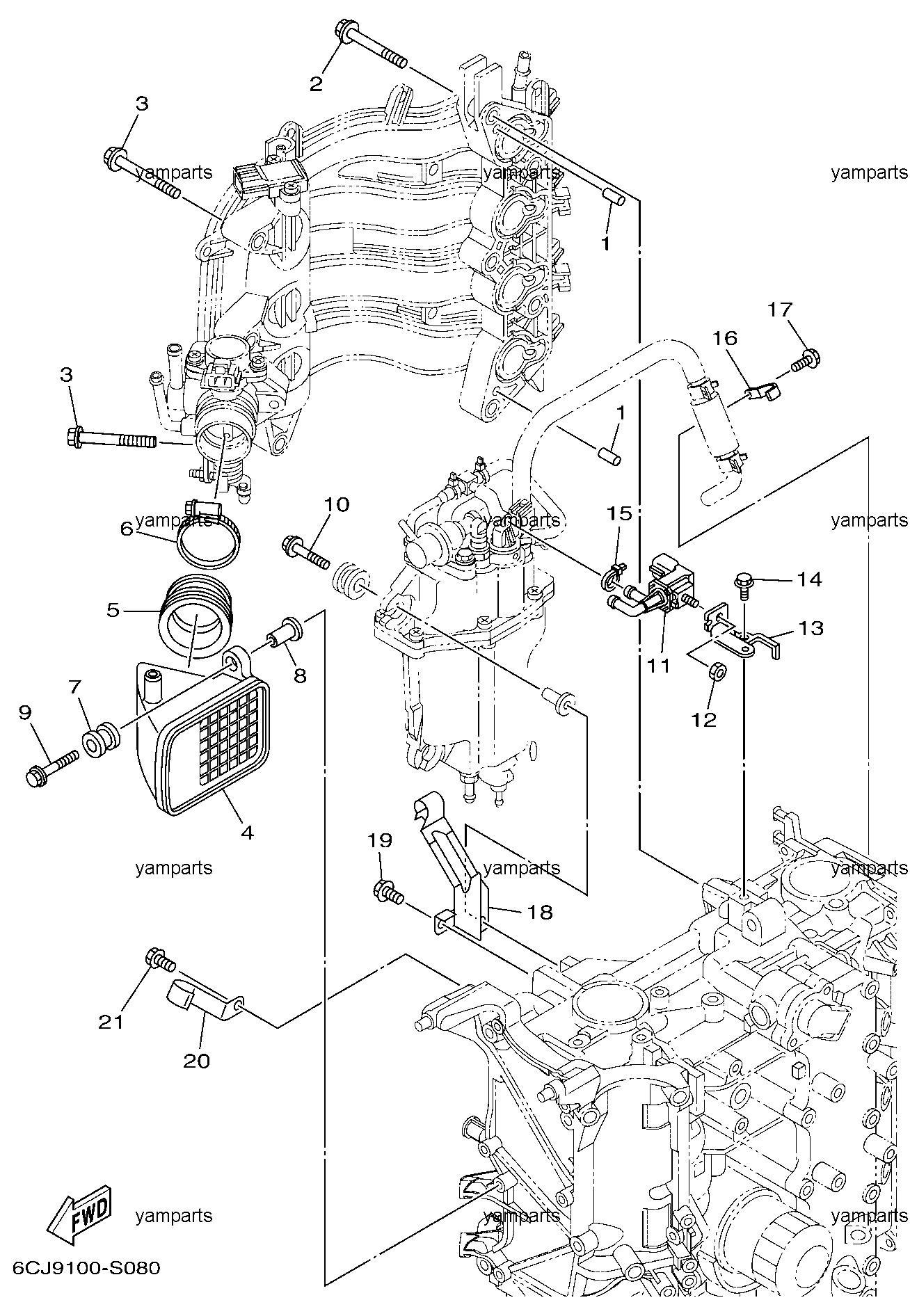 Детали впуска 1