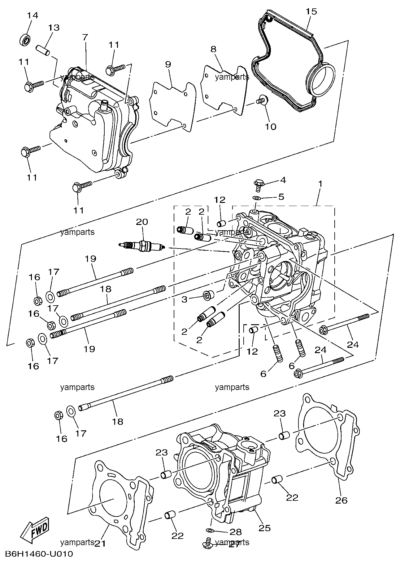 Головка цилиндра, цилиндр