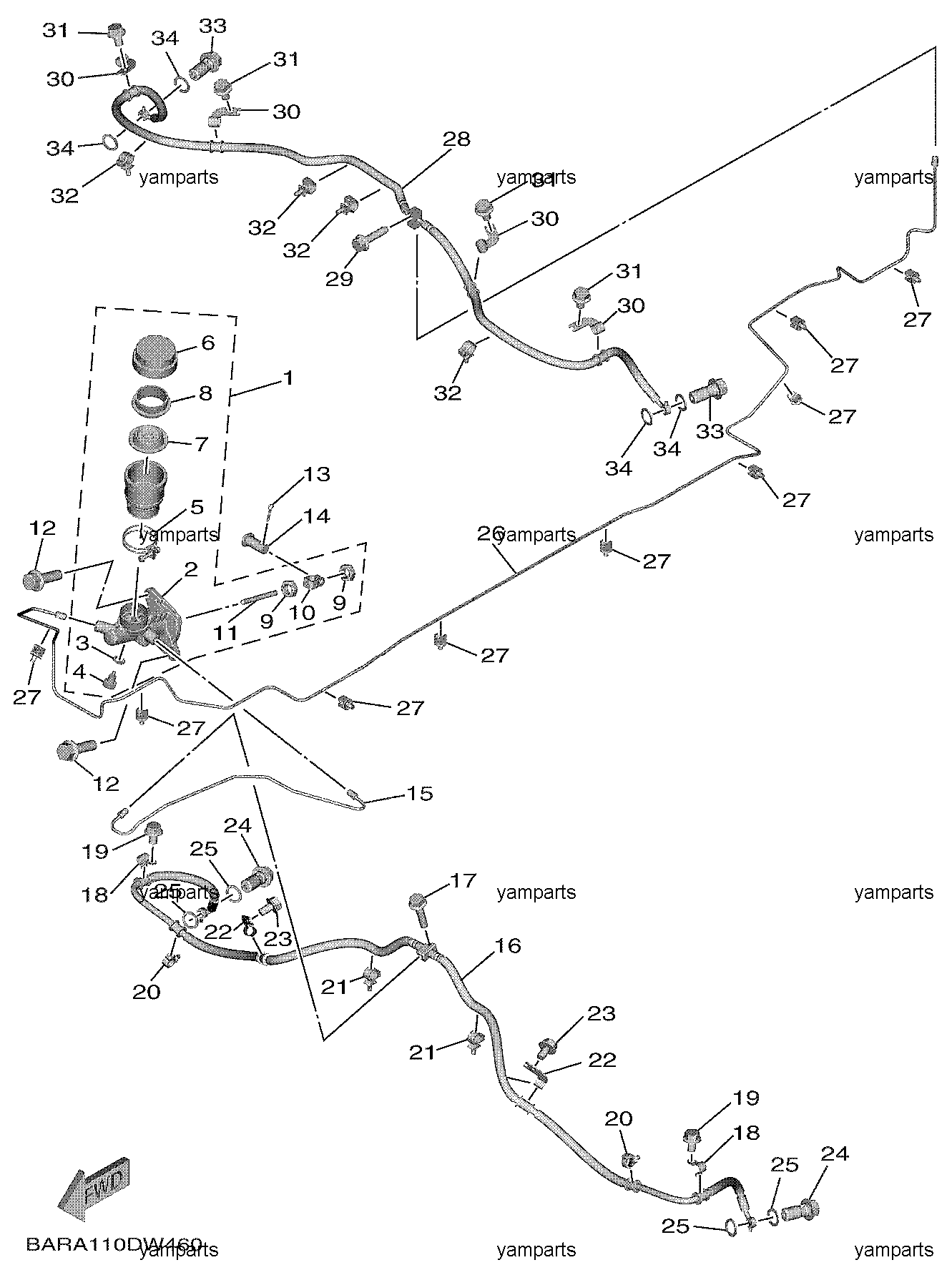Цилиндр тормозной