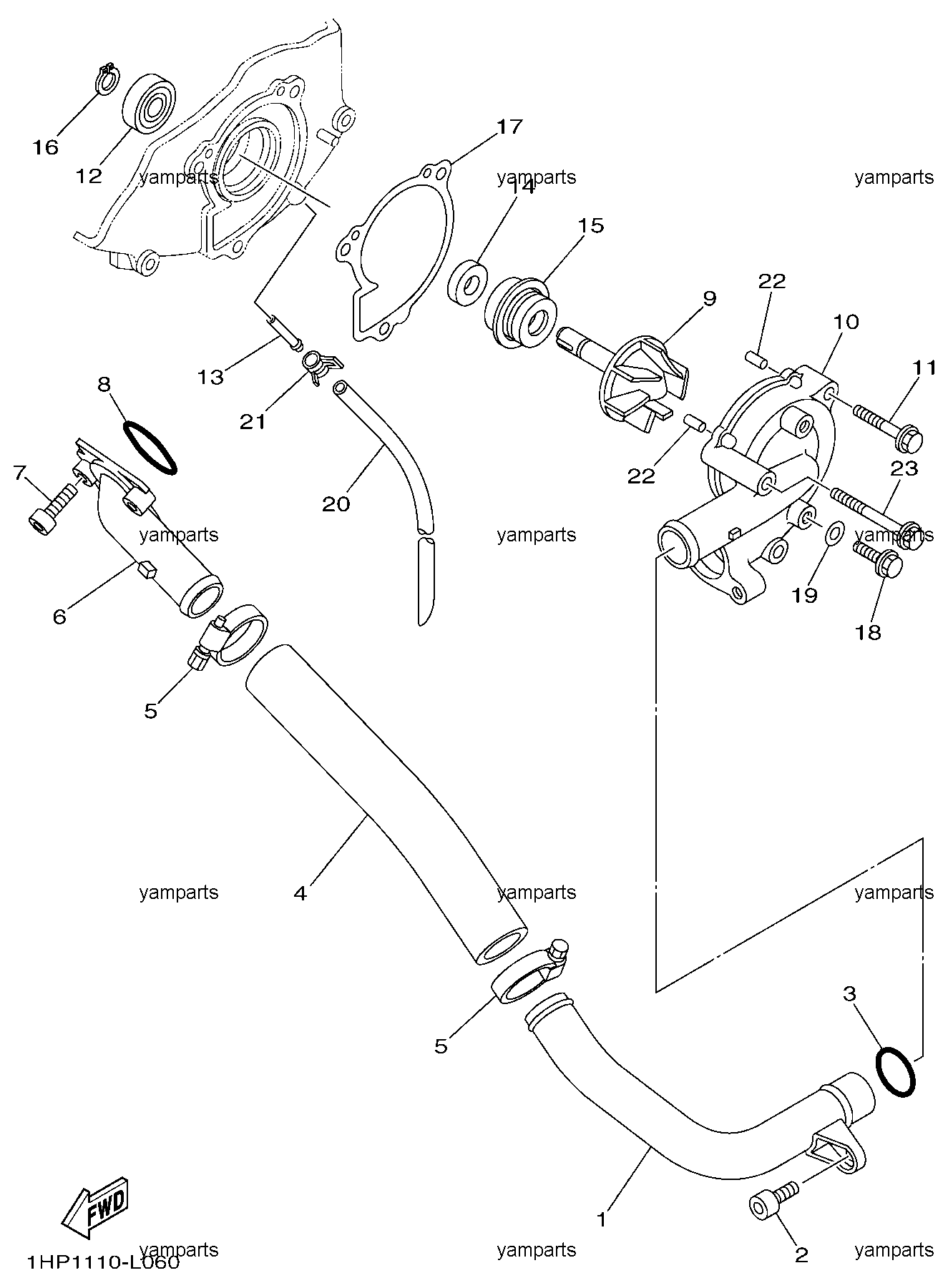 Помпа охлаждения